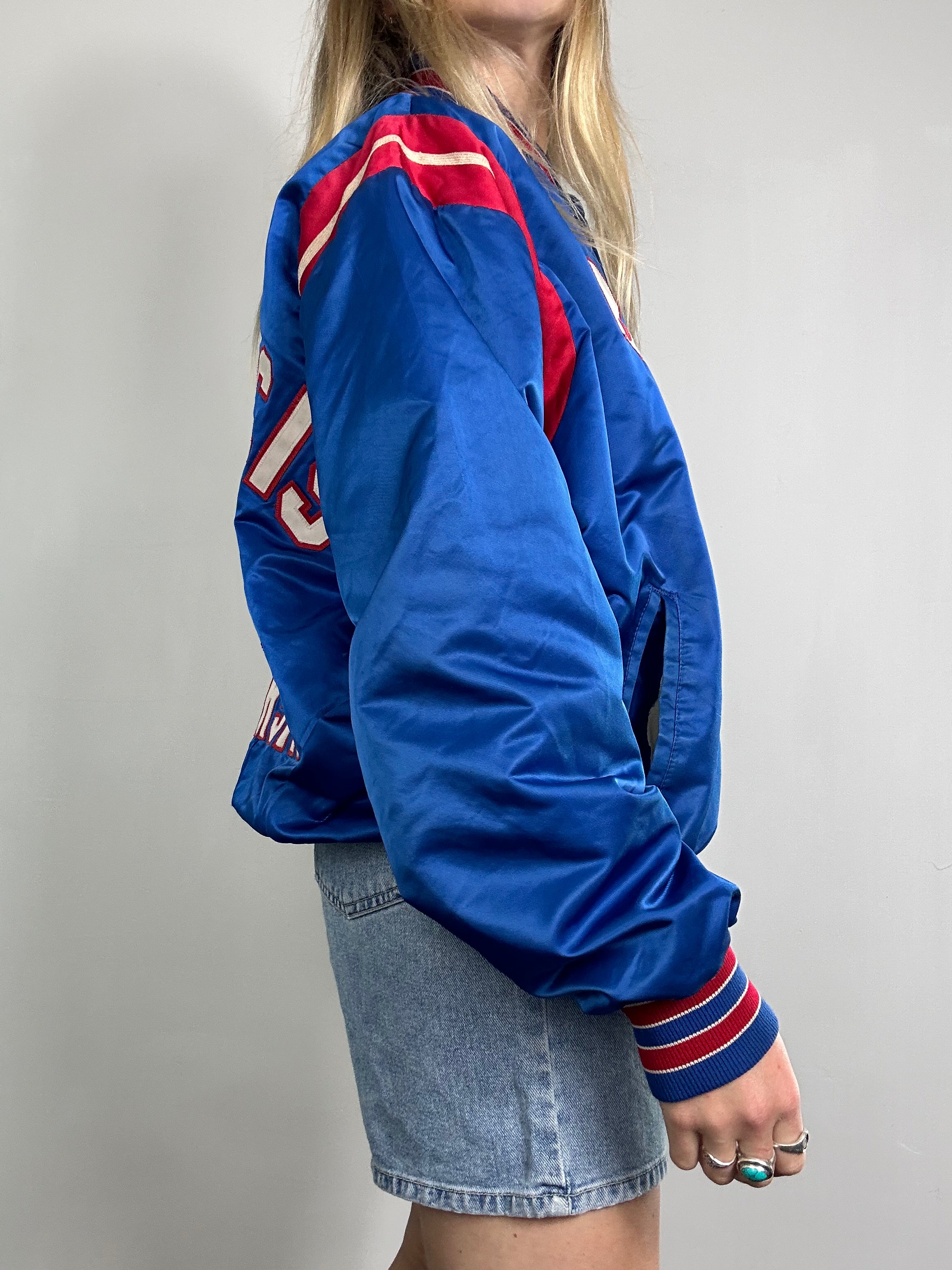 Saint Francis 1989 Varsity Bomber Jacket Size M