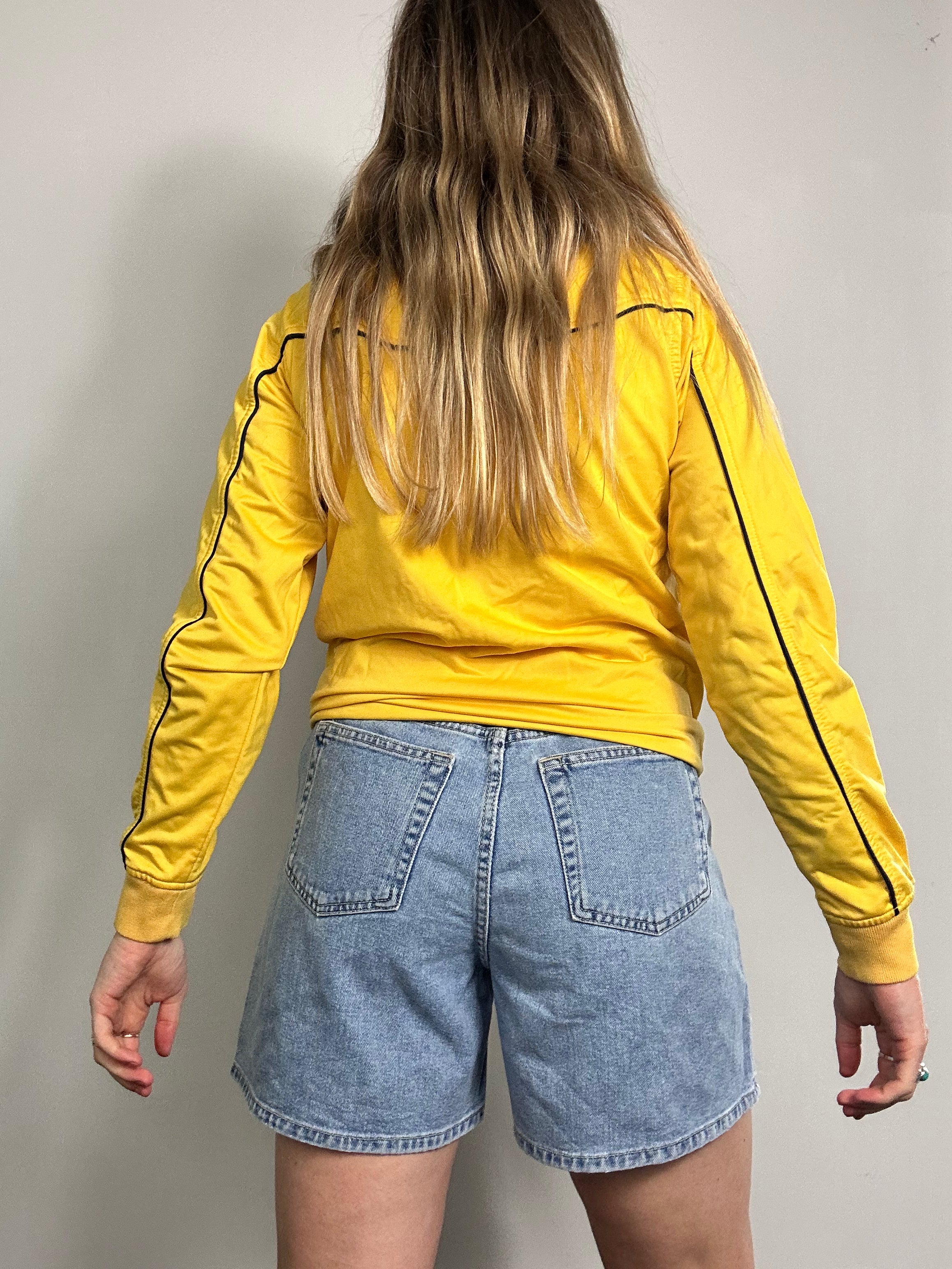 Yellow Kappa Track Jacket Size 8