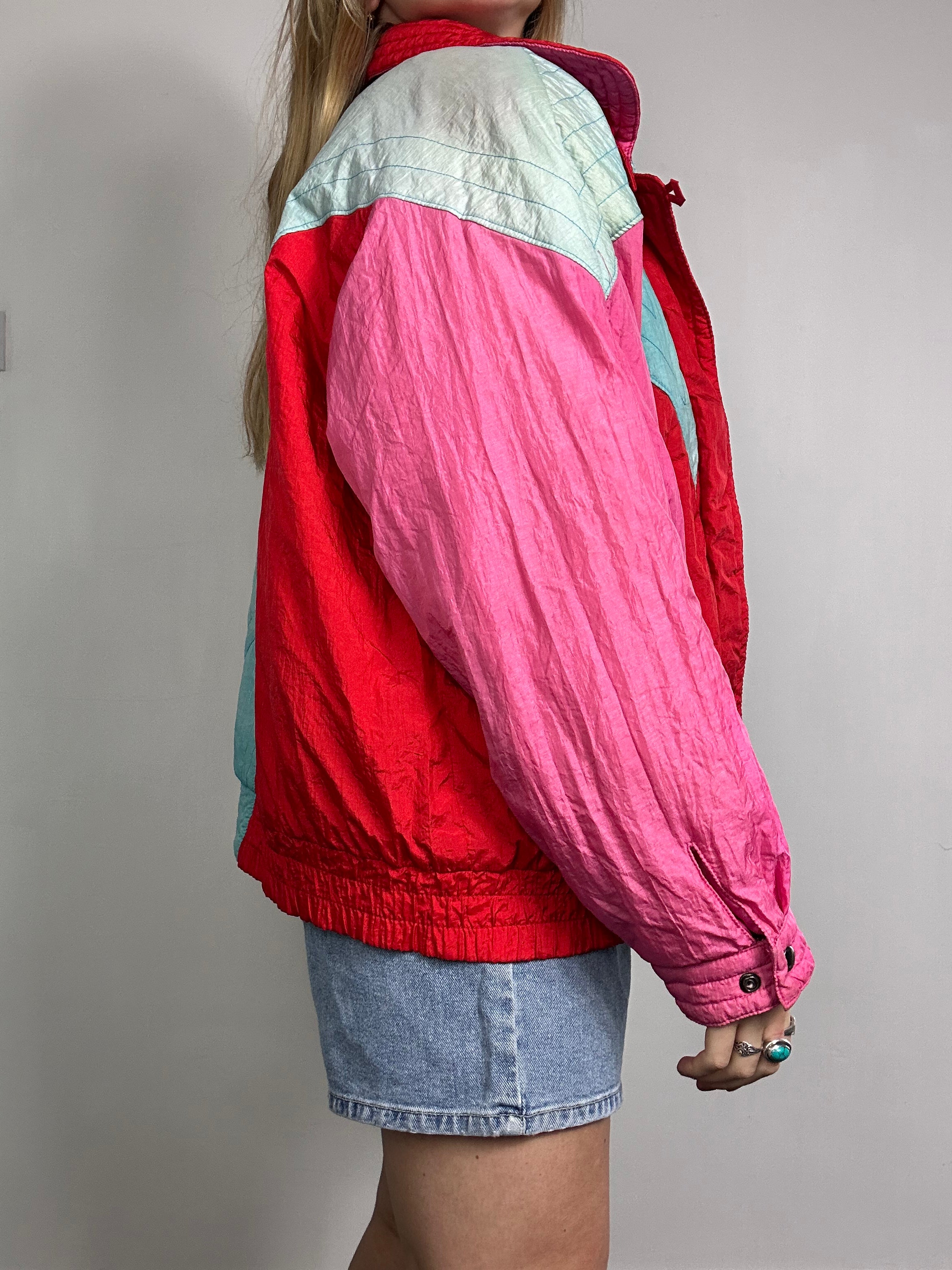 Rainbow Ski Jacket Size L