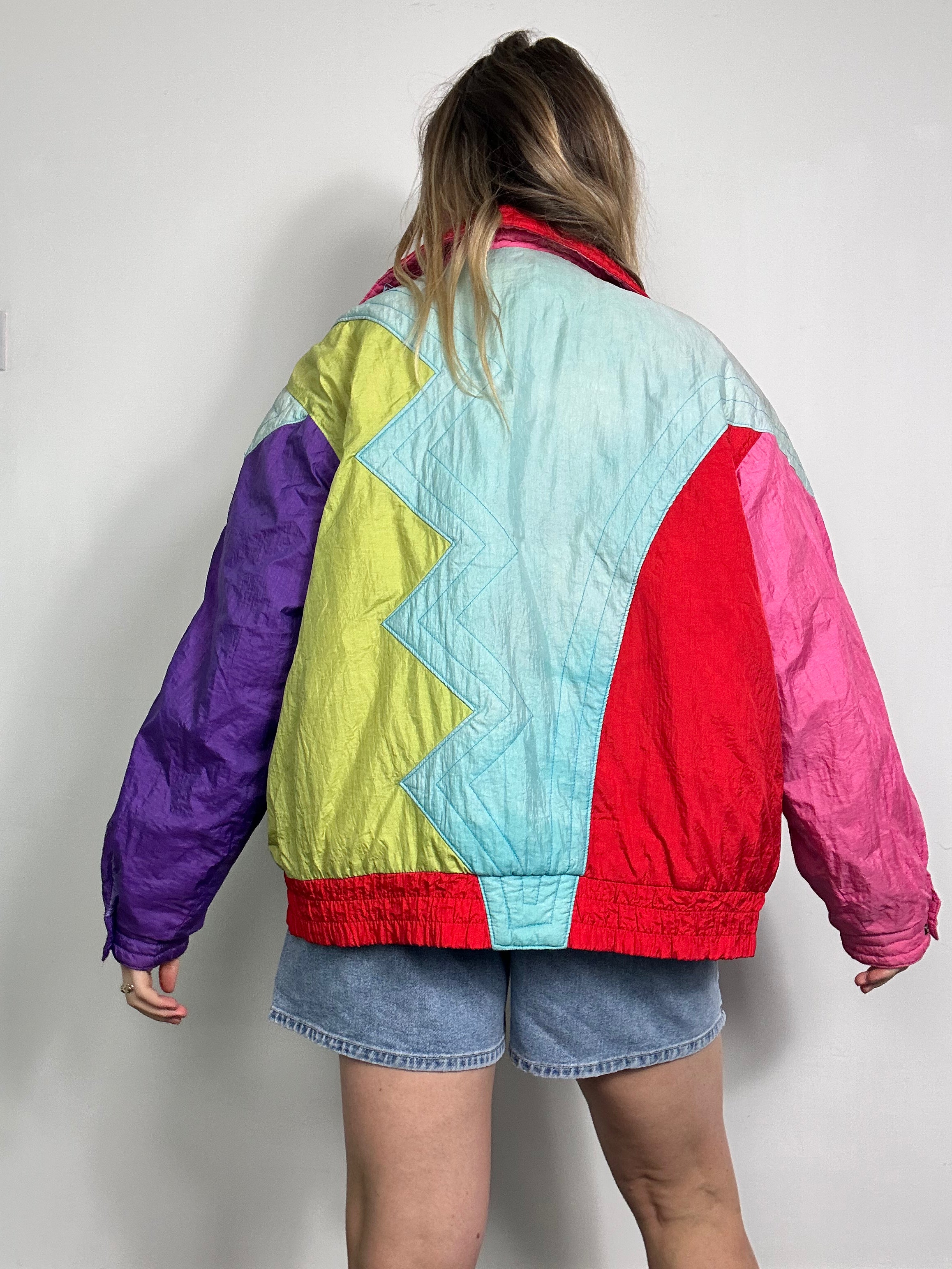 Rainbow Ski Jacket Size L