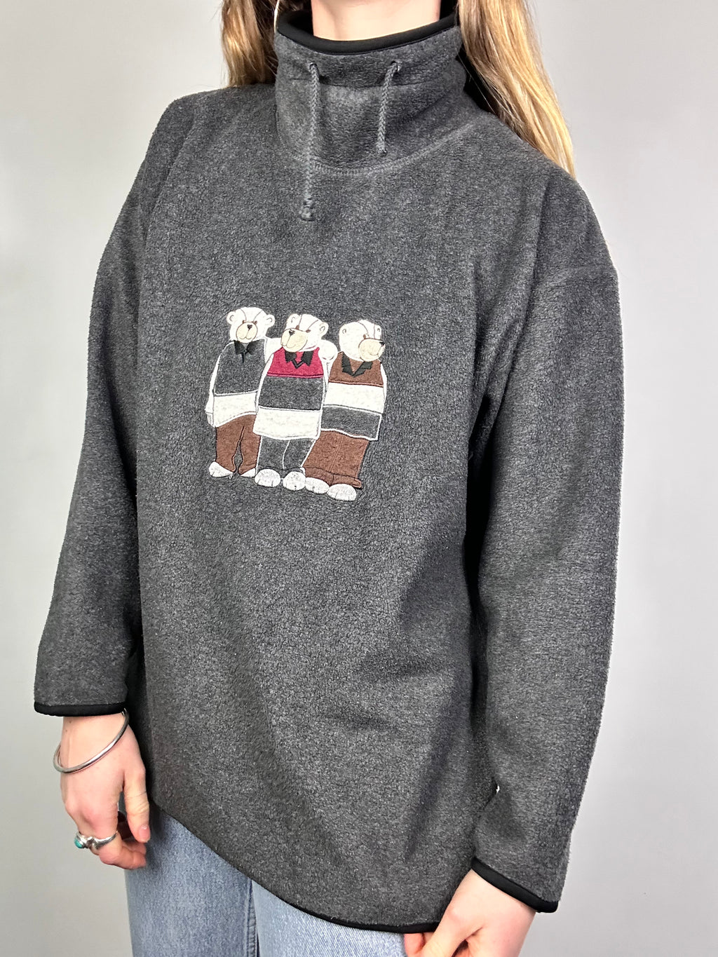3 bears 90's Fleece Size S/M