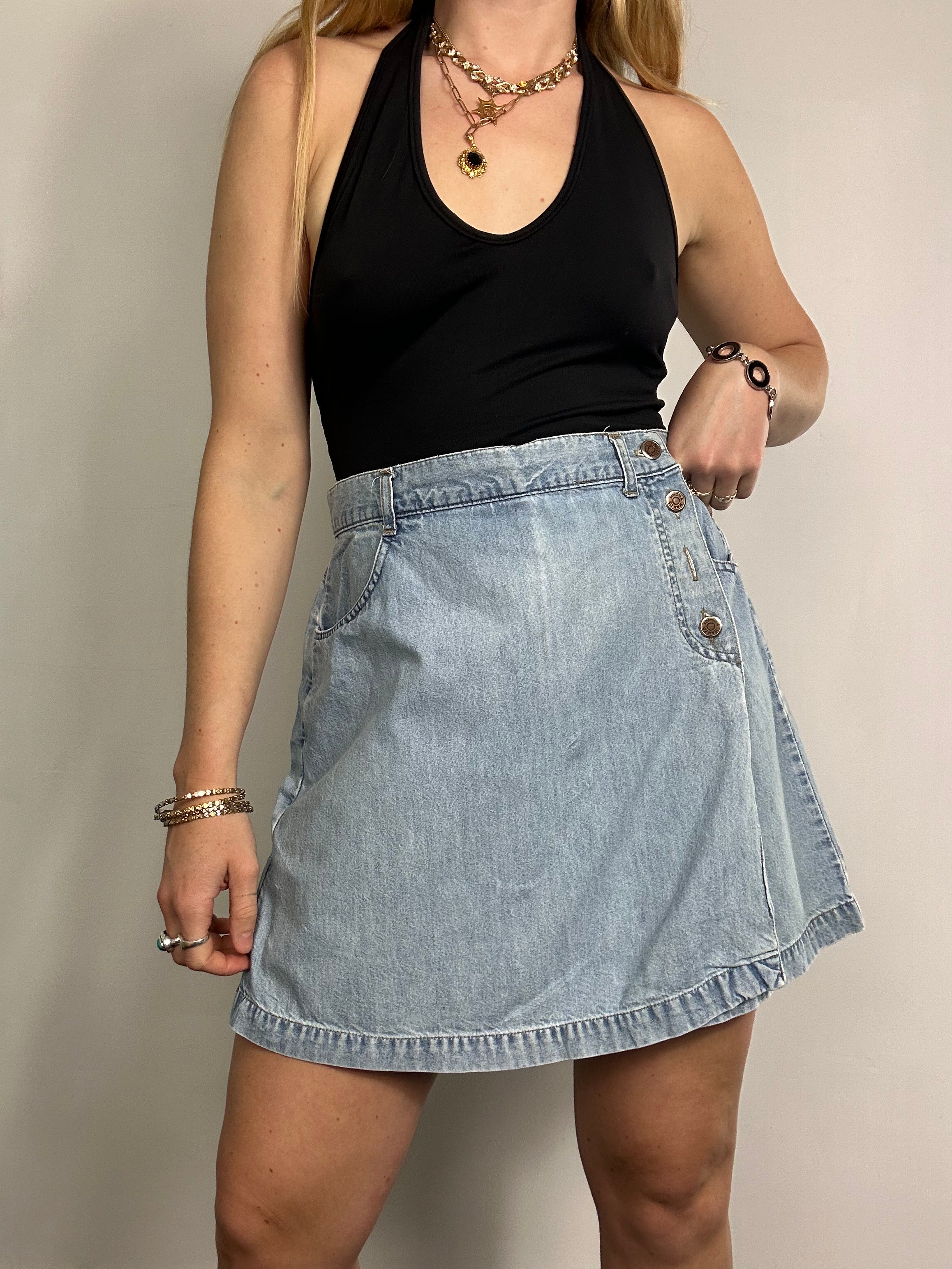Denim 90's Skort Size 12