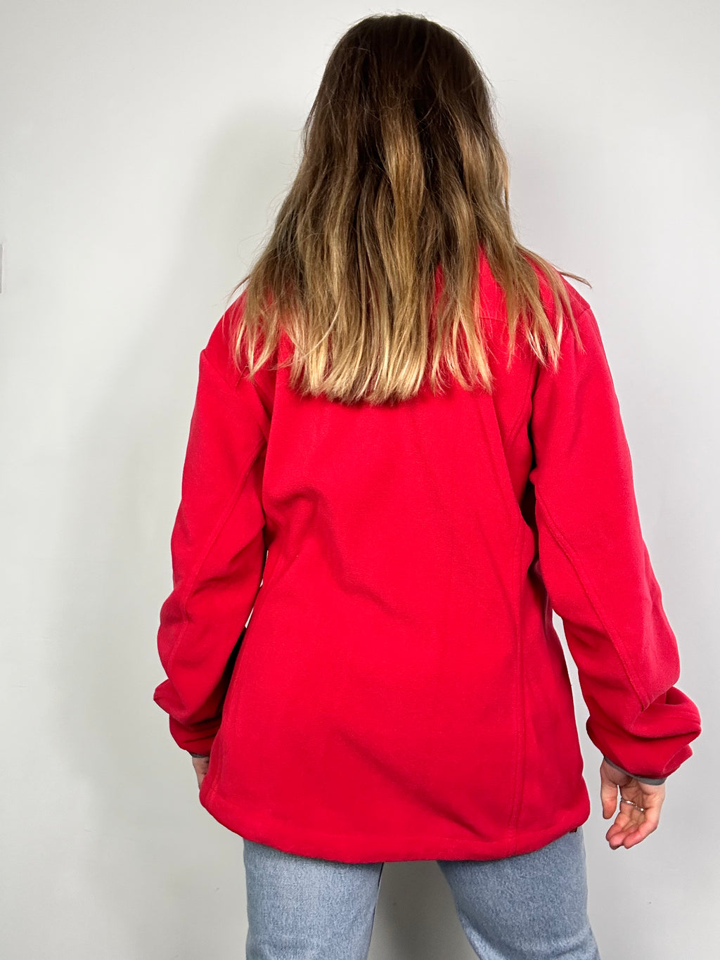 Red Adidas Fleece Size M