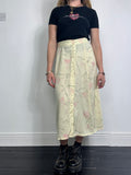 Lemon 90's Midi Skirt Size 8