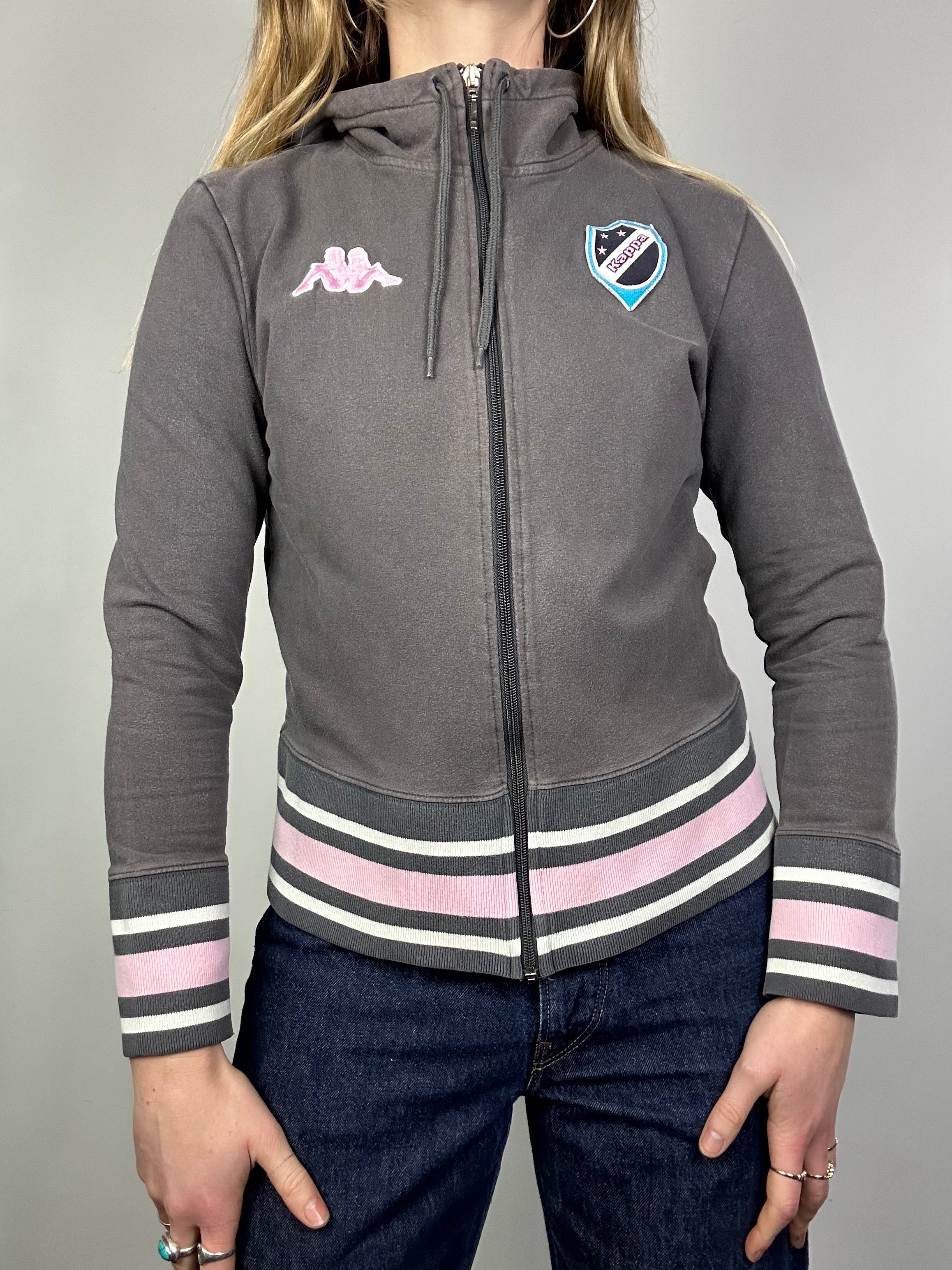 Kappa Pink Hoodie Size S