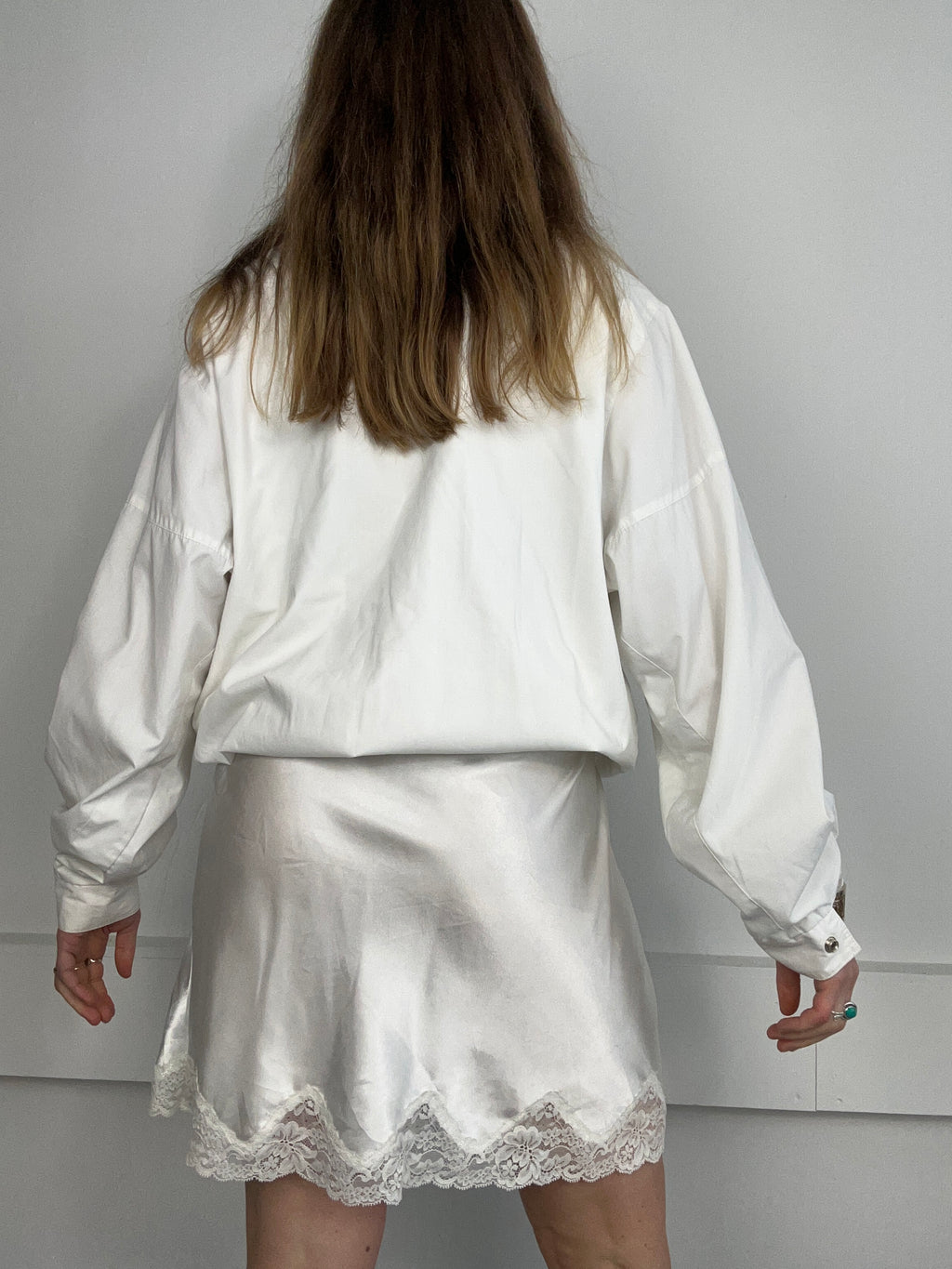 White 80's TrackJacket Size S/M