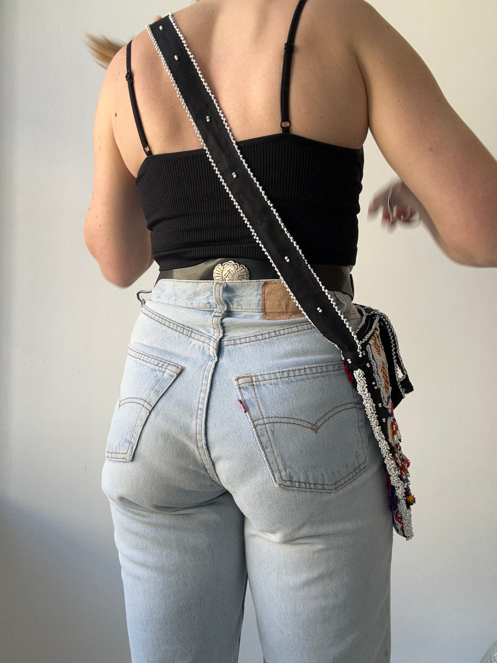Beaded Cross body Bag