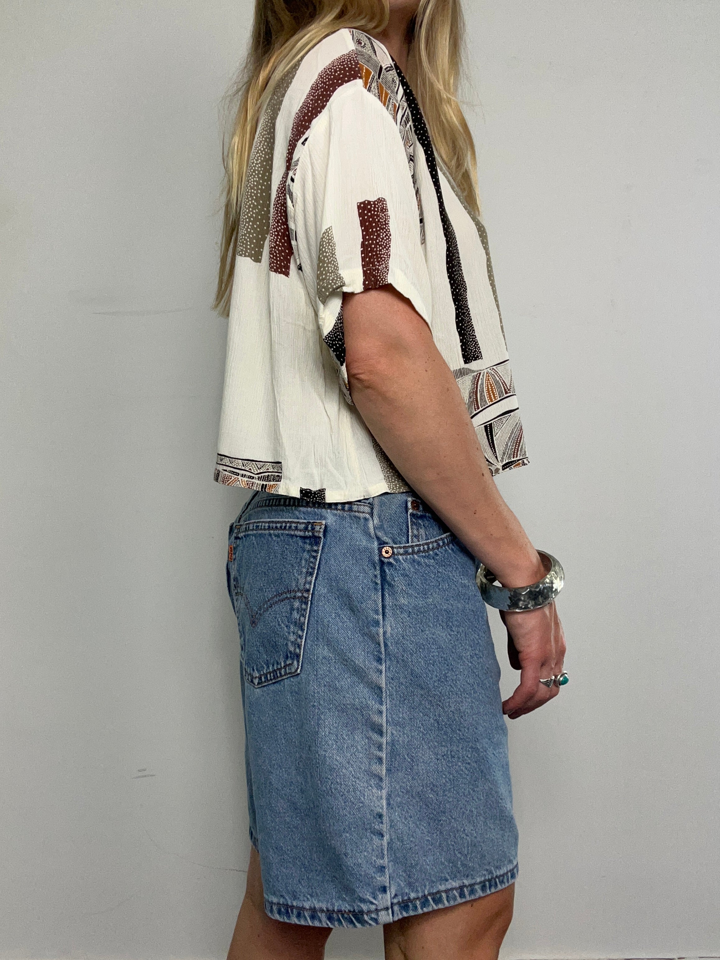90's Cropped Shirt Size 12