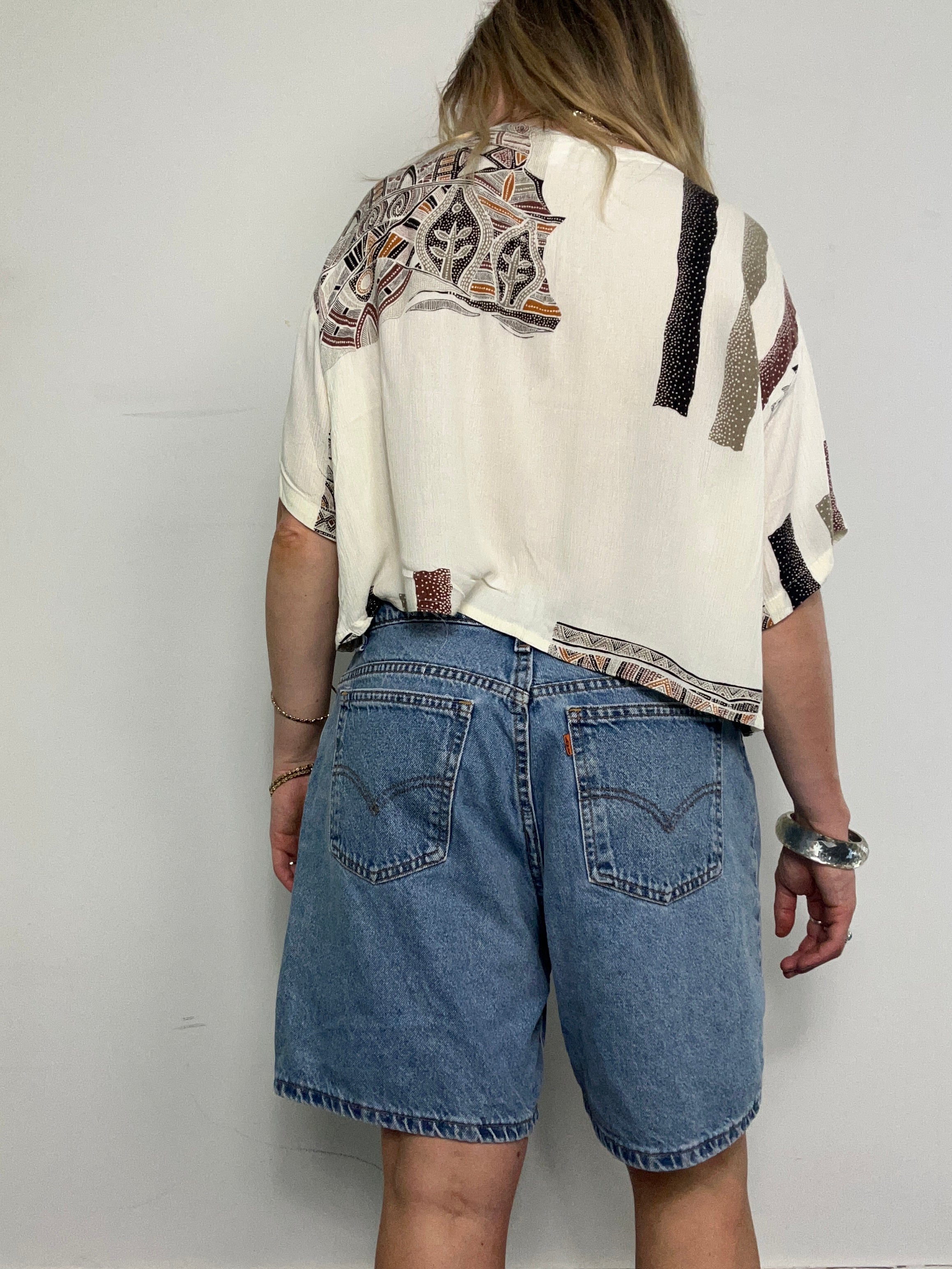 90's Cropped Shirt Size 12