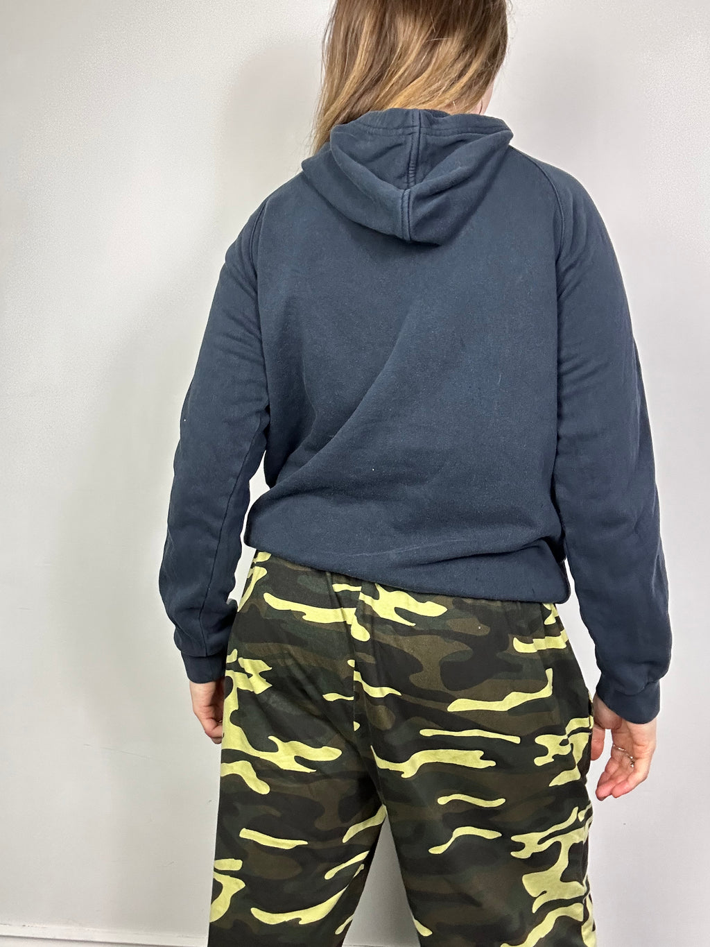 Navy Adidas Hoodie Size S