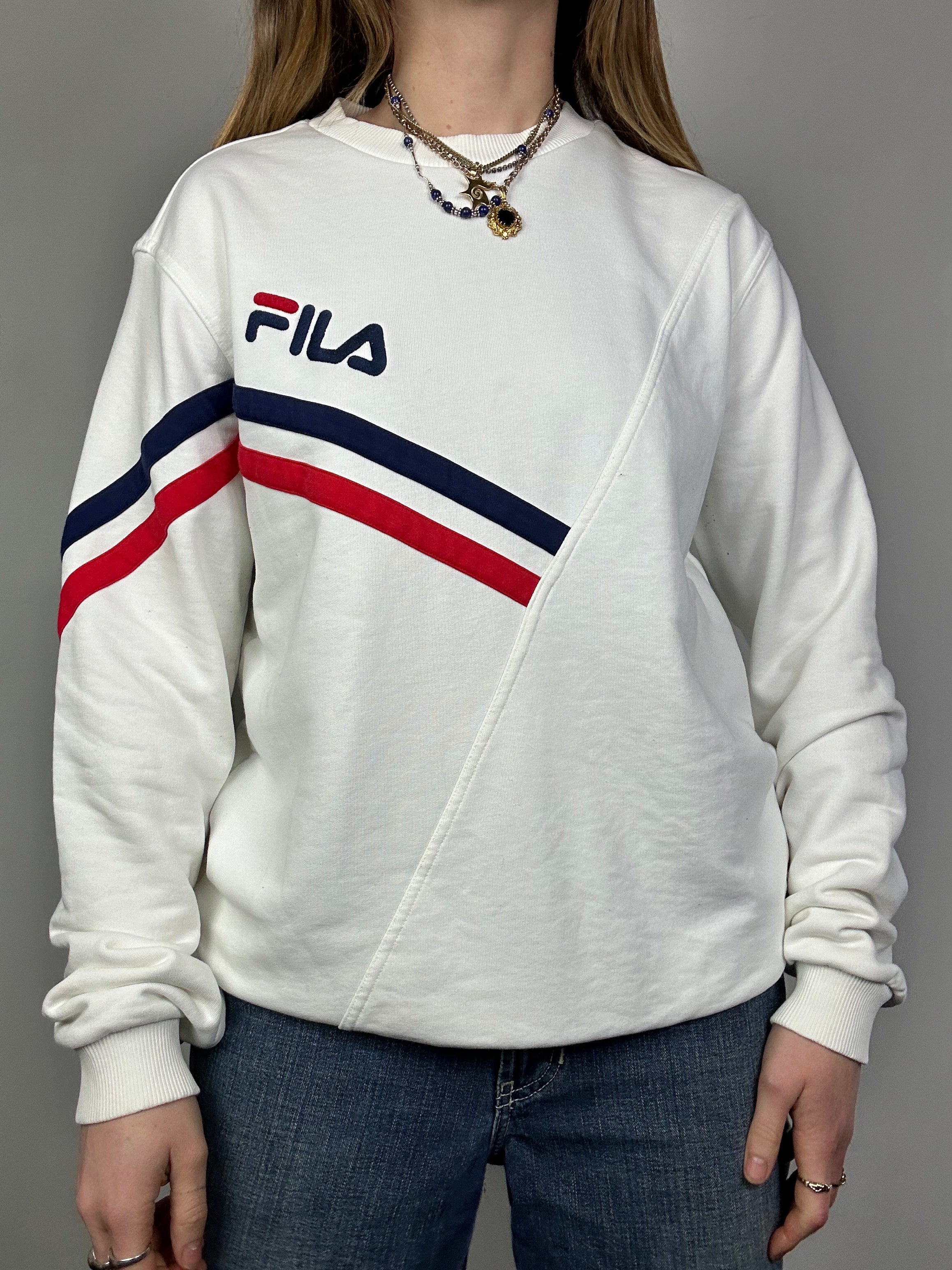 Fila White Sweater Size M