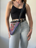 Beaded Side Body Triangle Bag