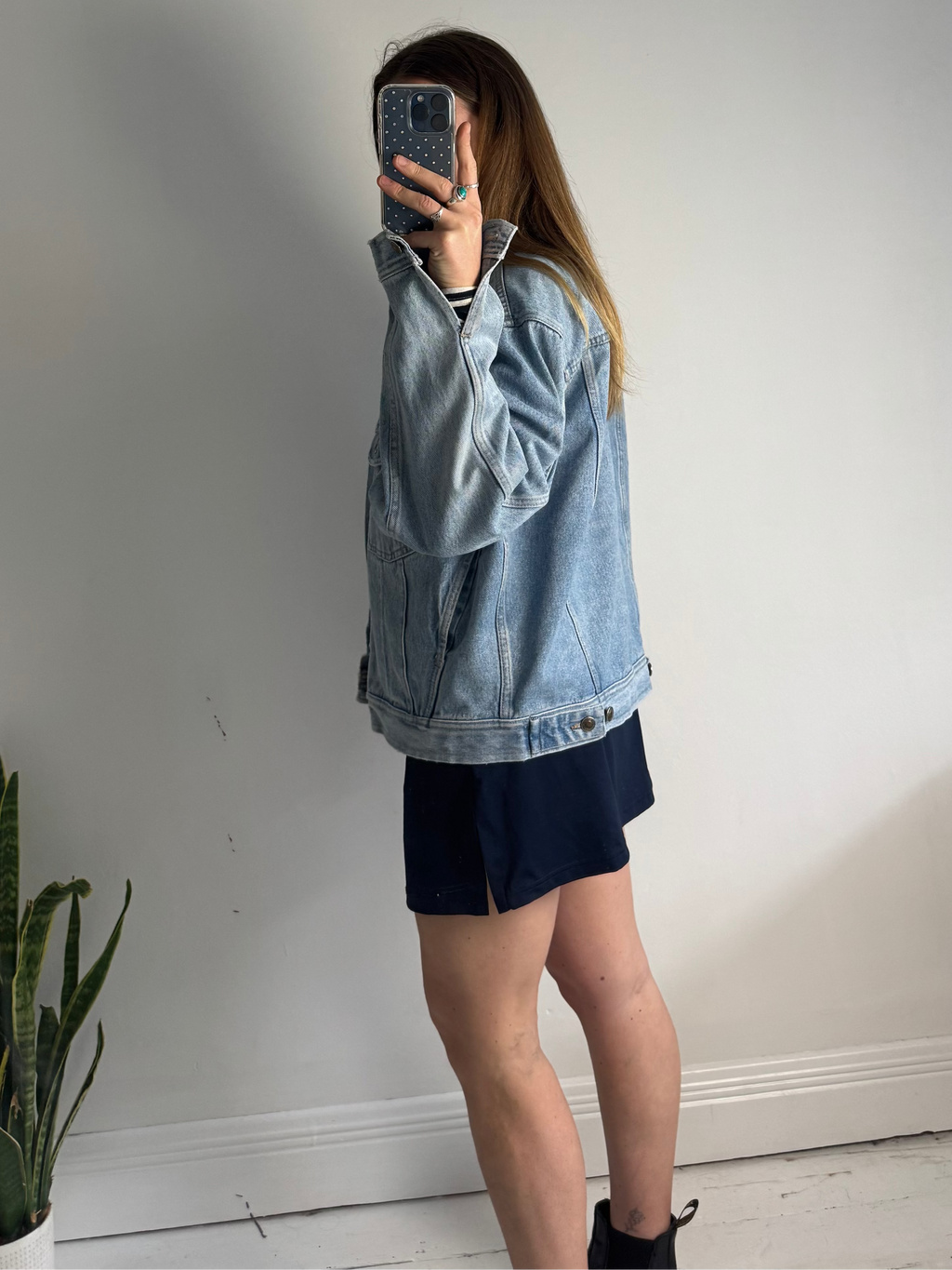 Denim 80's jacket Size S