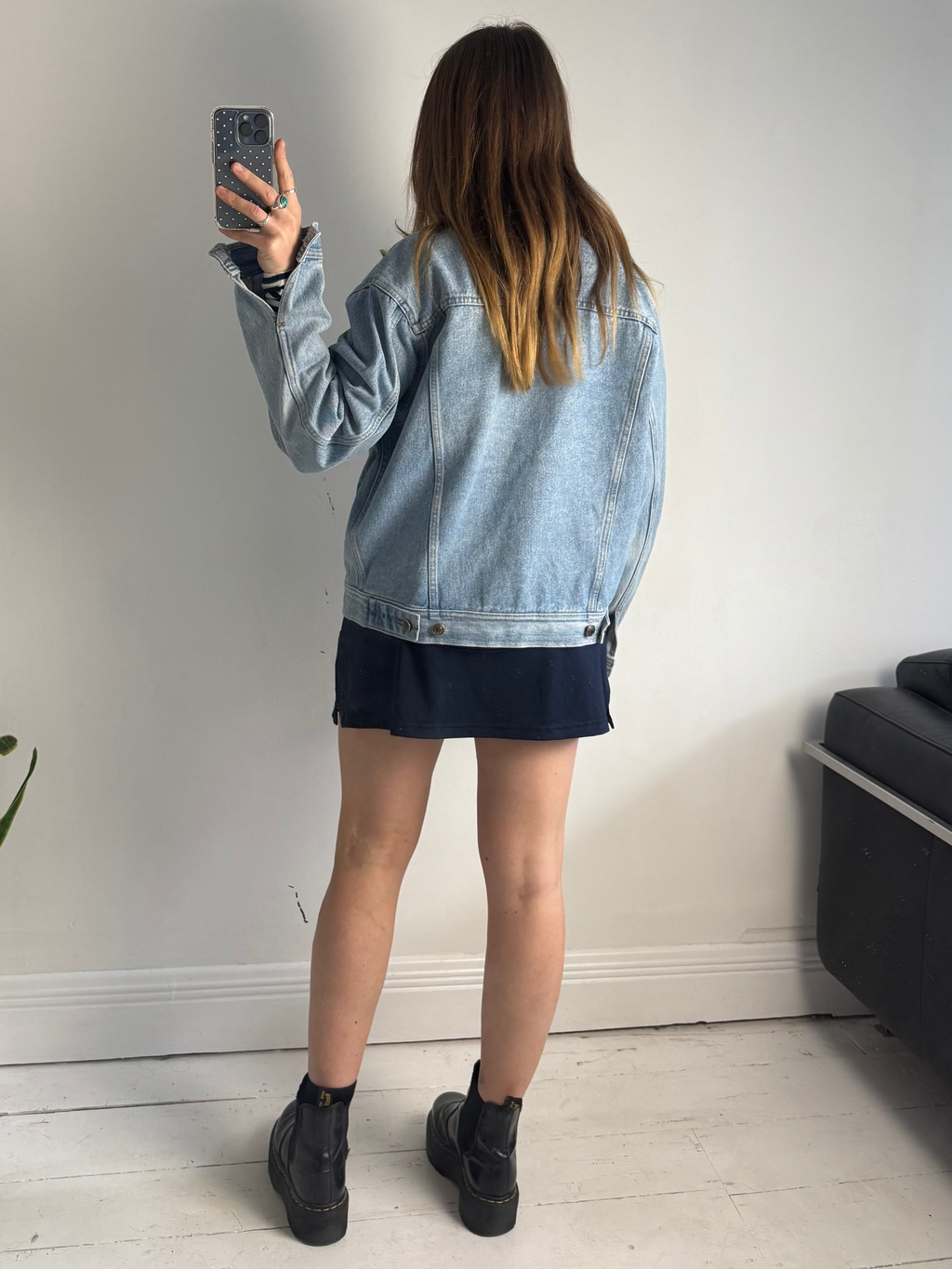 Denim 80's jacket Size S
