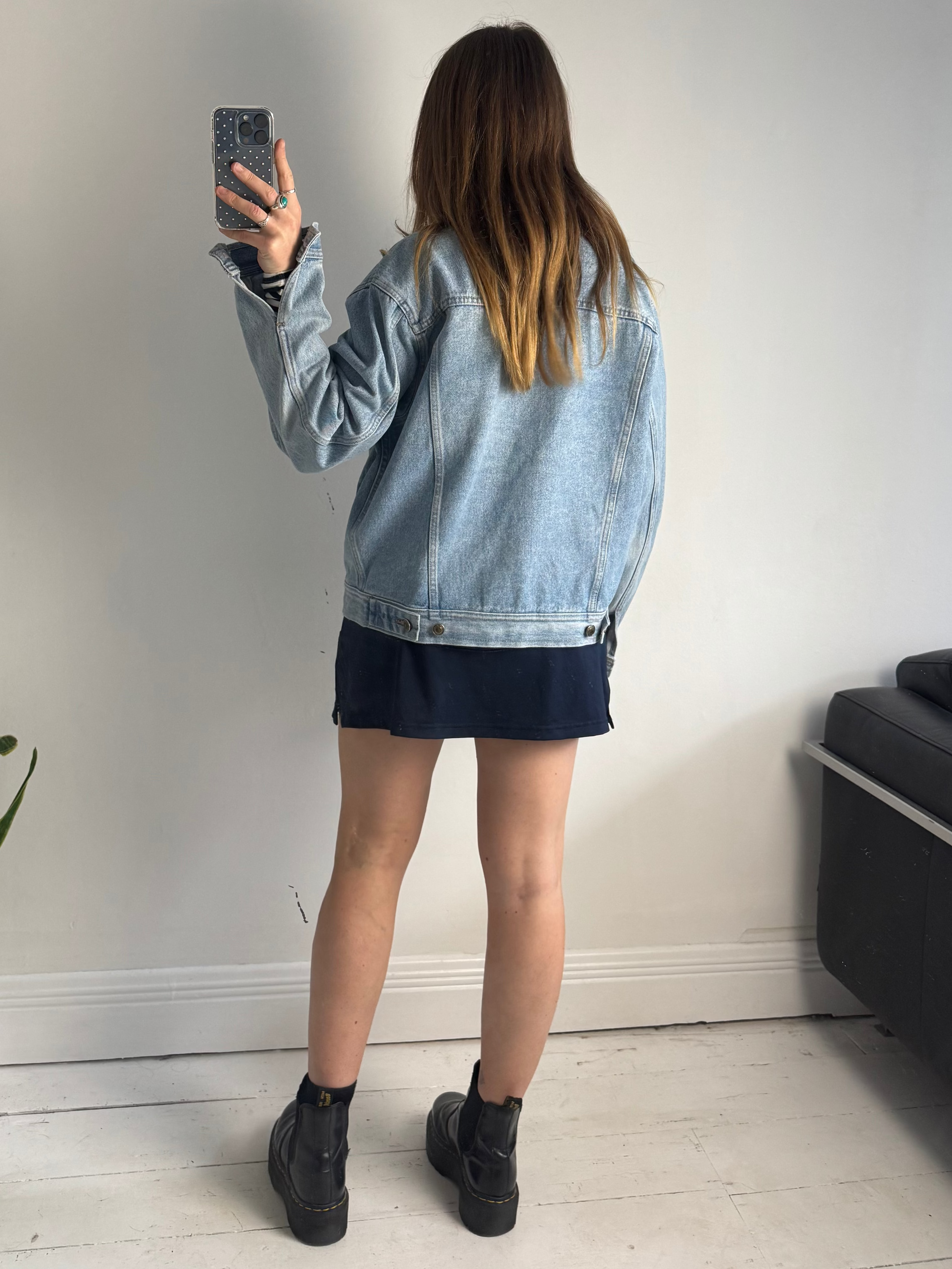 Denim 80's jacket Size S