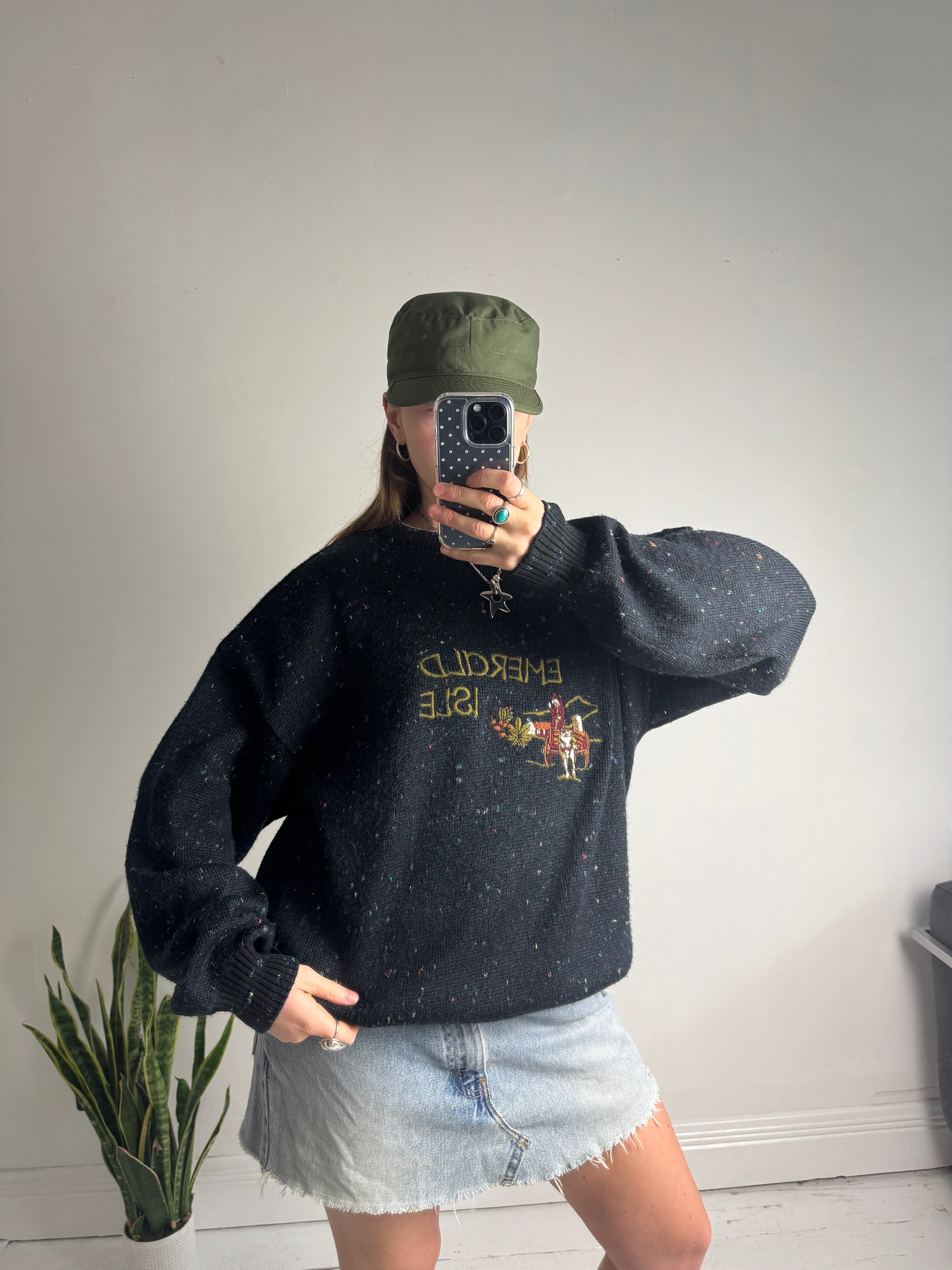 Emerald Isle Knitted Sweater Size L