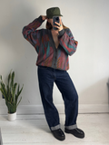 v Neck Knitted Cardigan Size M