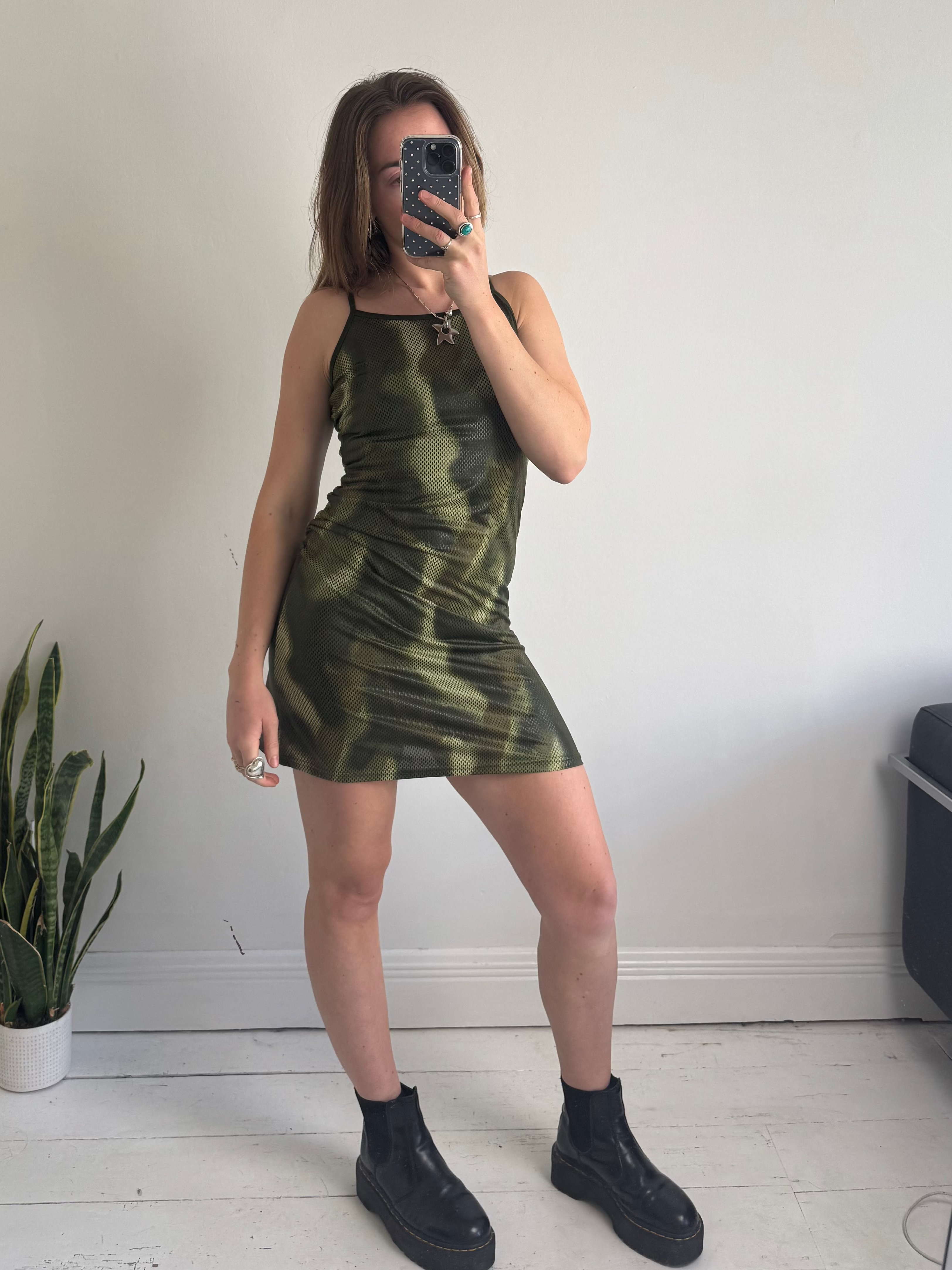 Camo Mini Dress Size 10