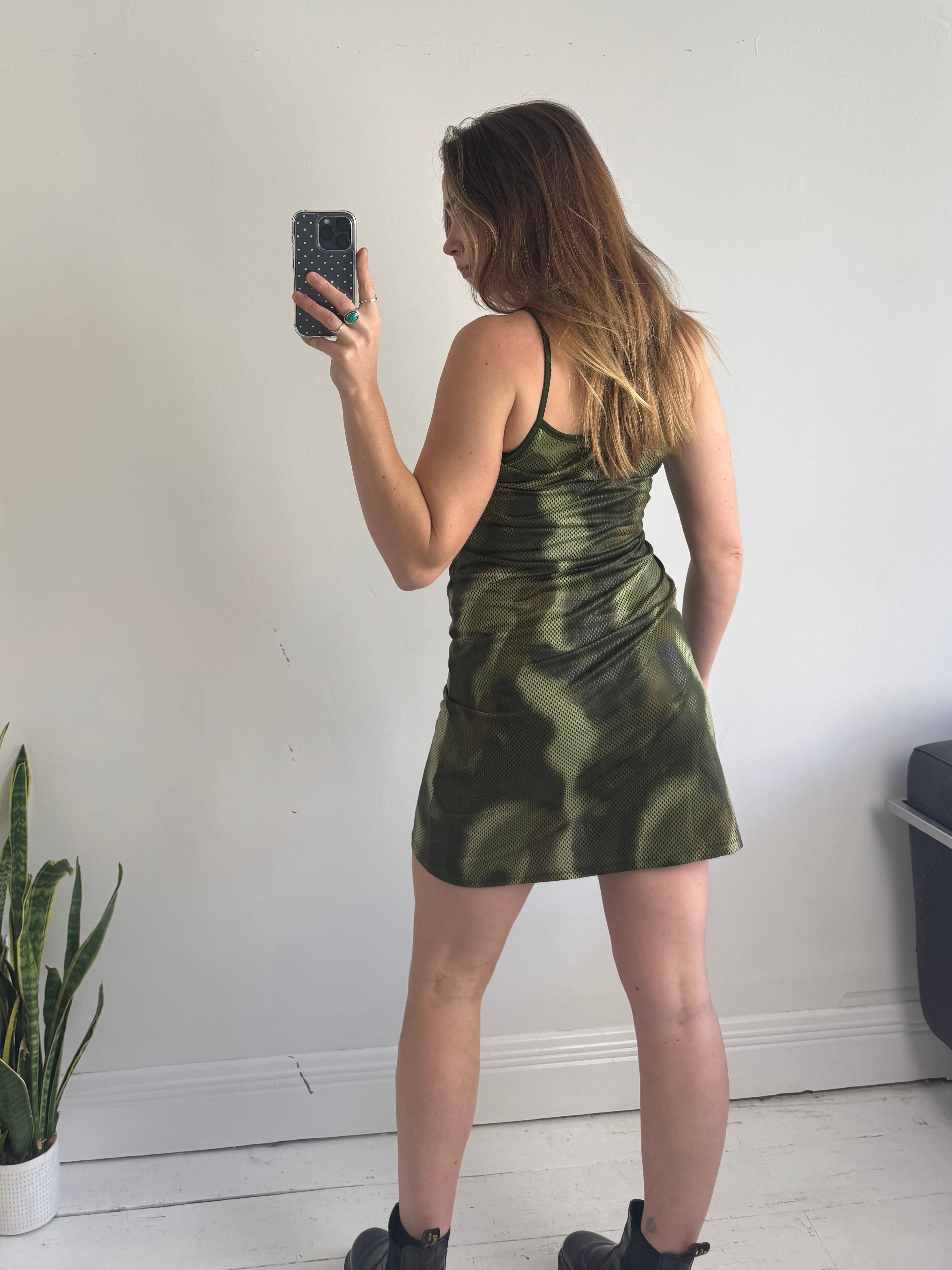 Camo Mini Dress Size 10