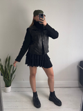 Leather Cardigan Zippy Size 10