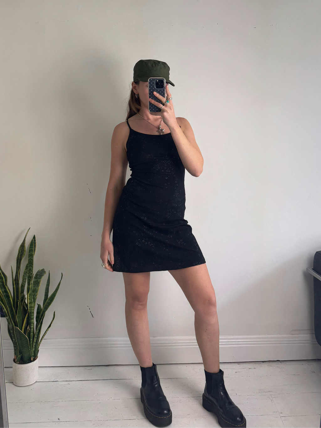 Black 90's Mini Dress