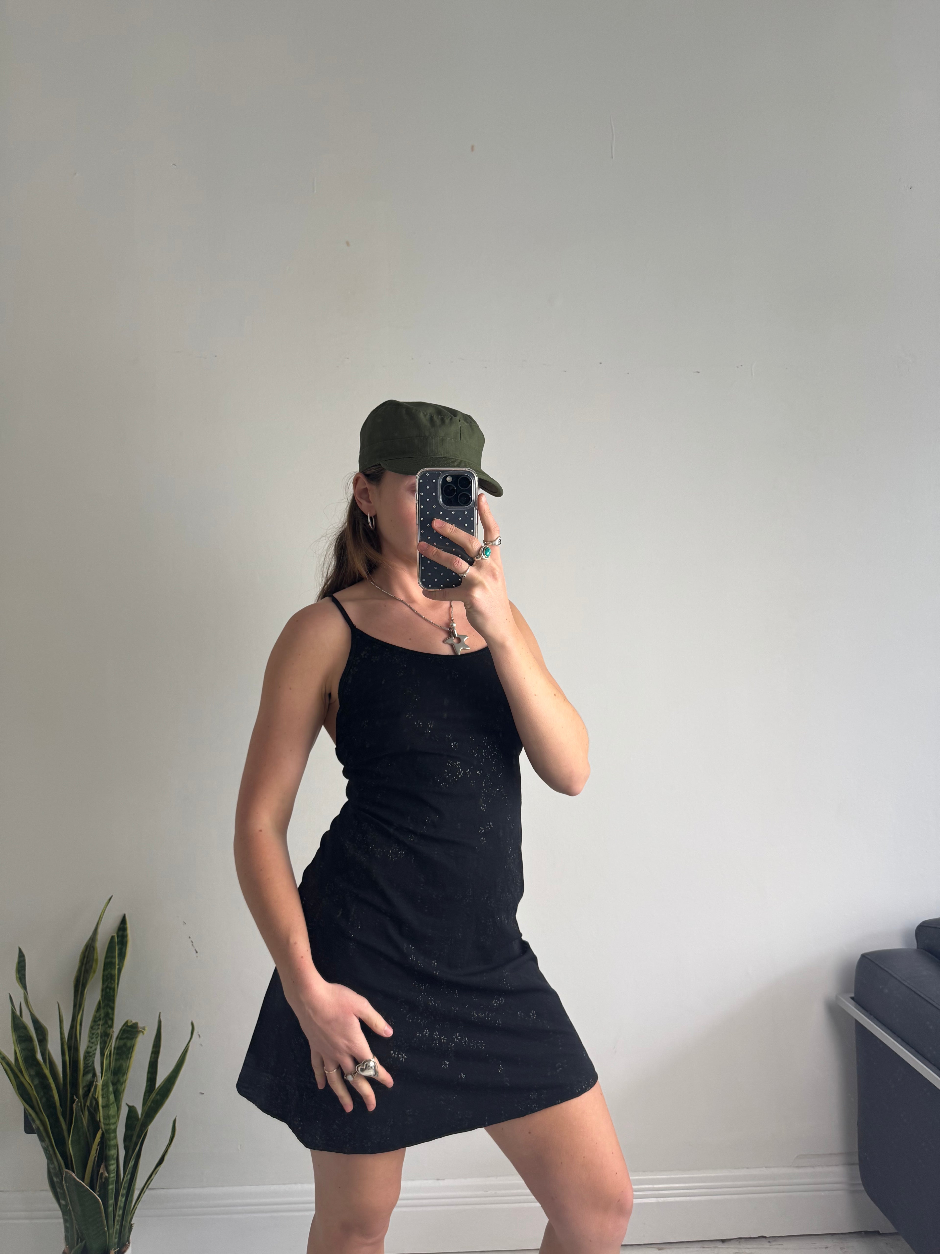Black 90's Mini Dress
