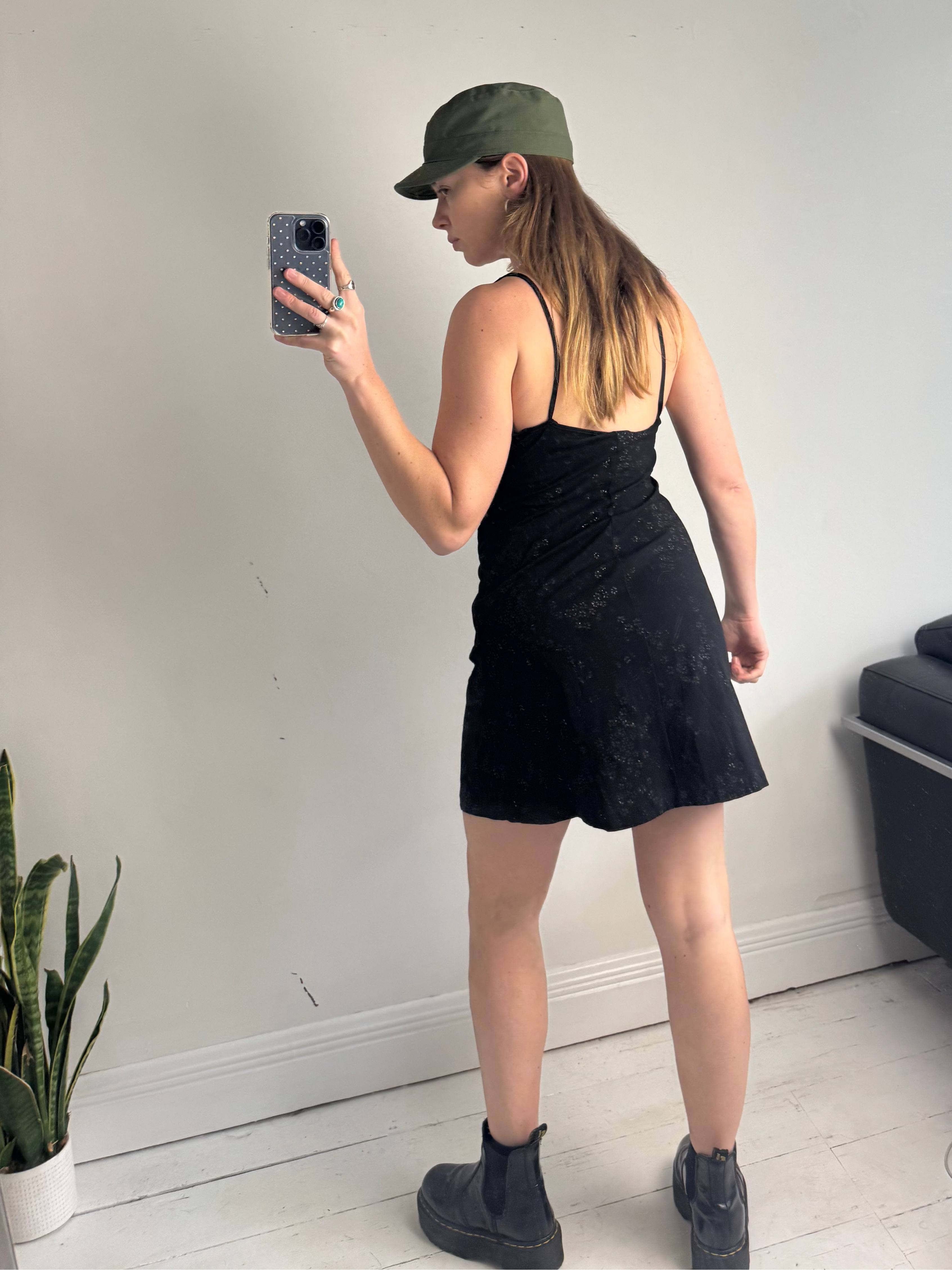 Black 90's Mini Dress