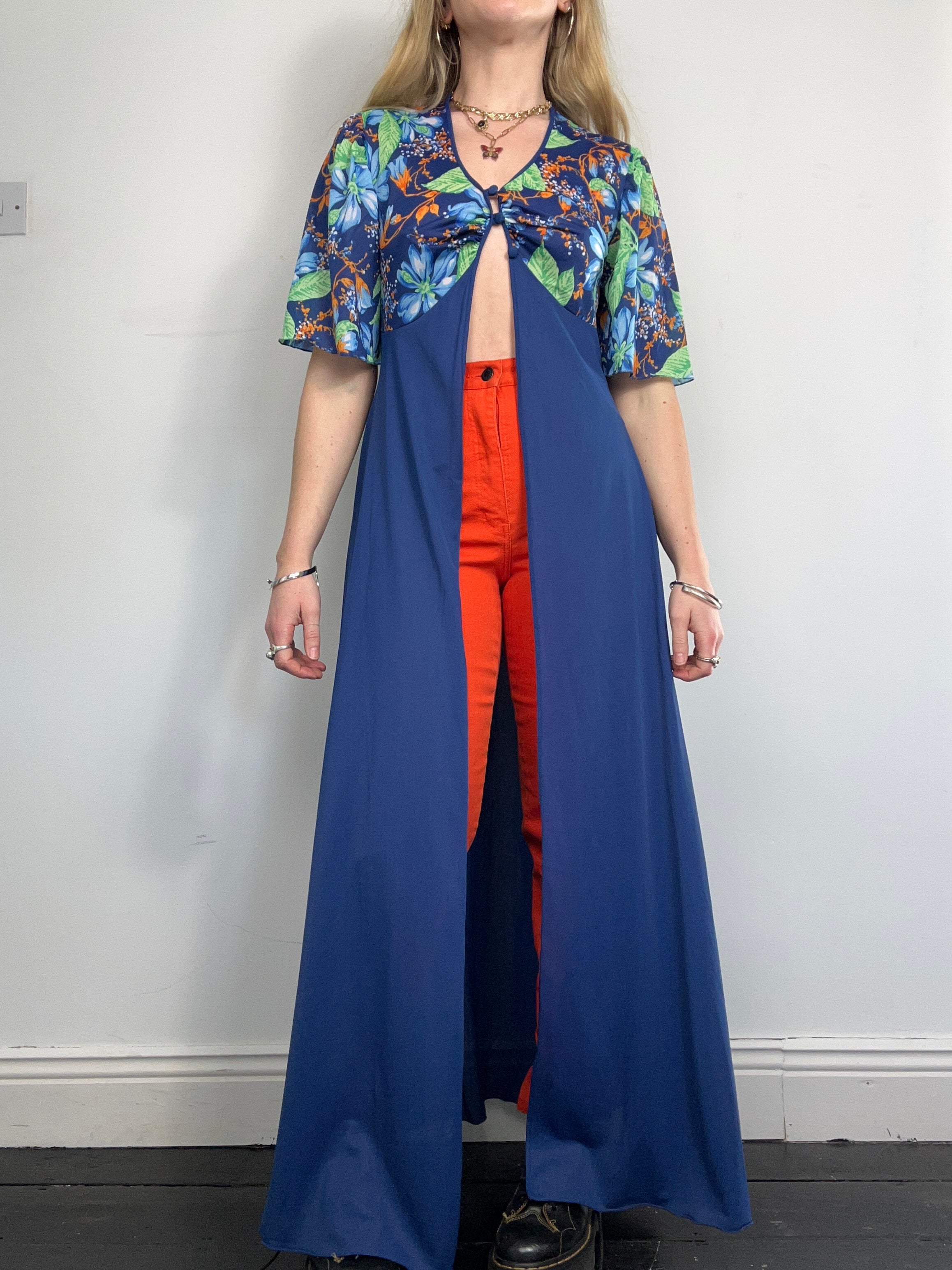 Navy 1970's Kimono Size 10
