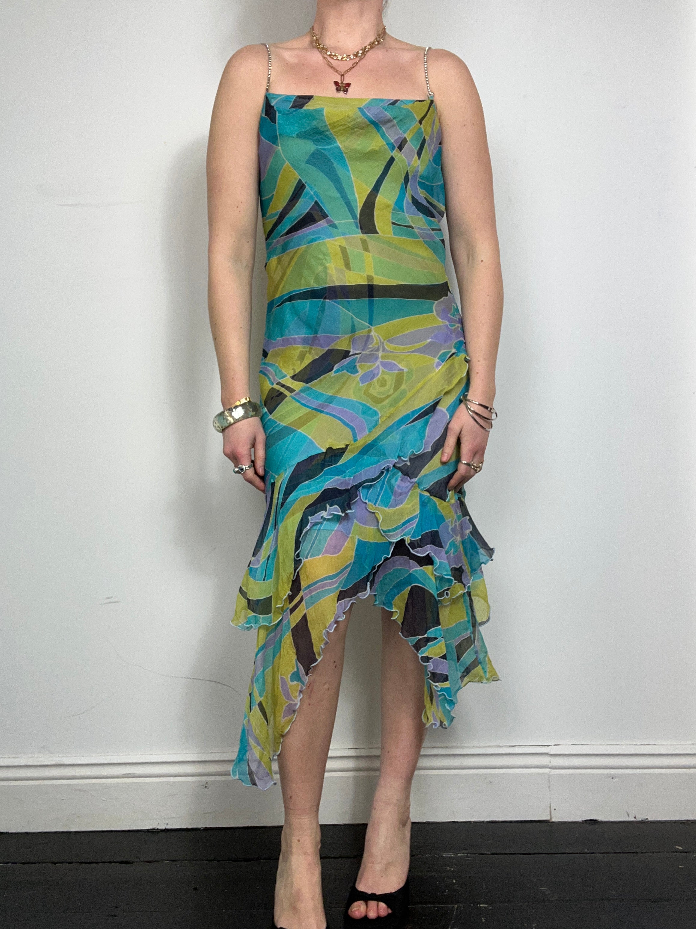 Chiffon Dimonte Dress Size 8/10