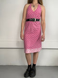 Pink Halter Neck Dress Size 8