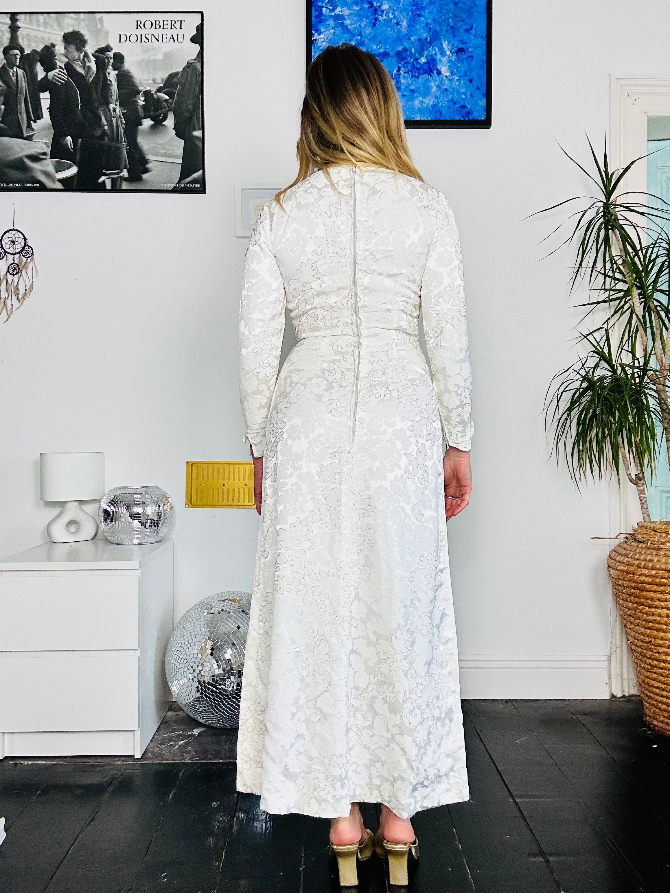 1970's Long Sleeve Dress Size 8