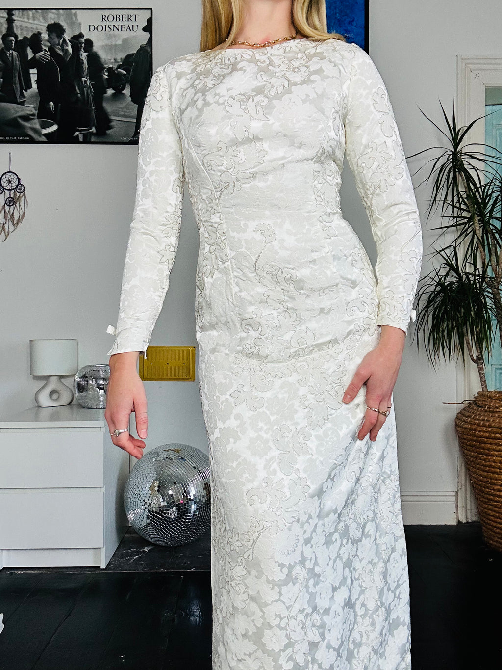 1970's Long Sleeve Dress Size 8