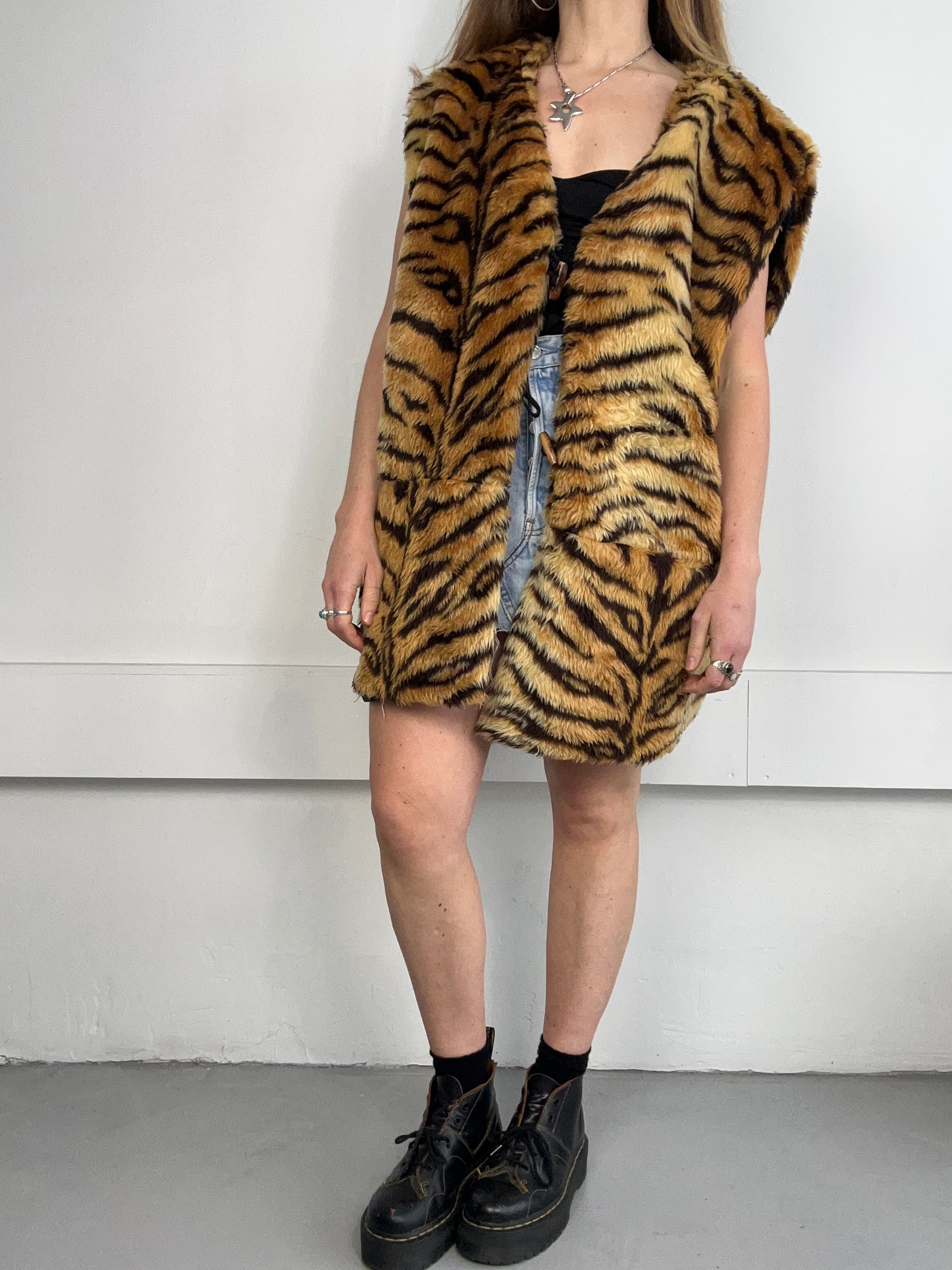 Fur Tiger Gillet Size 18