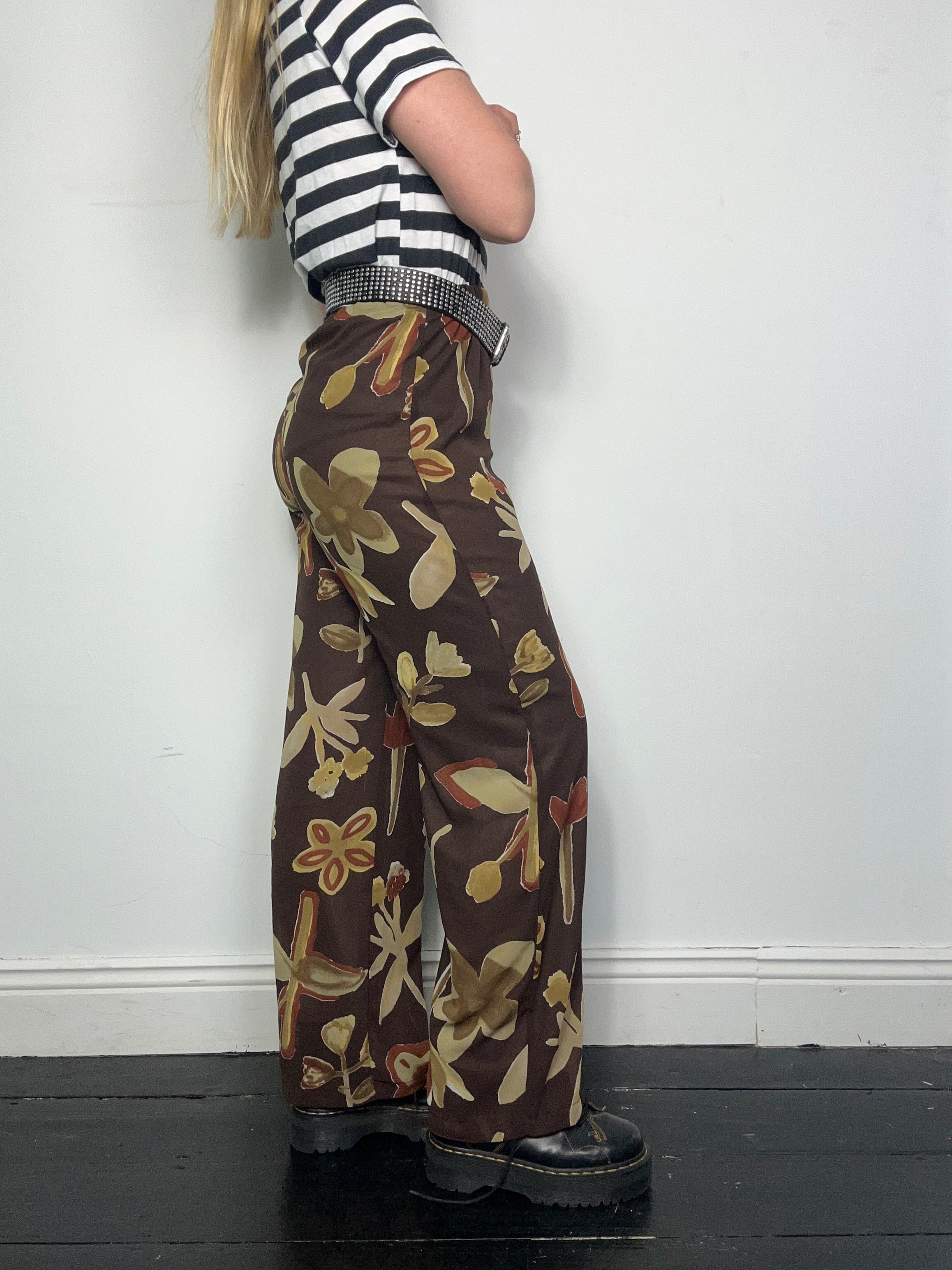 Brown 90's High Waisted Pants Size 10