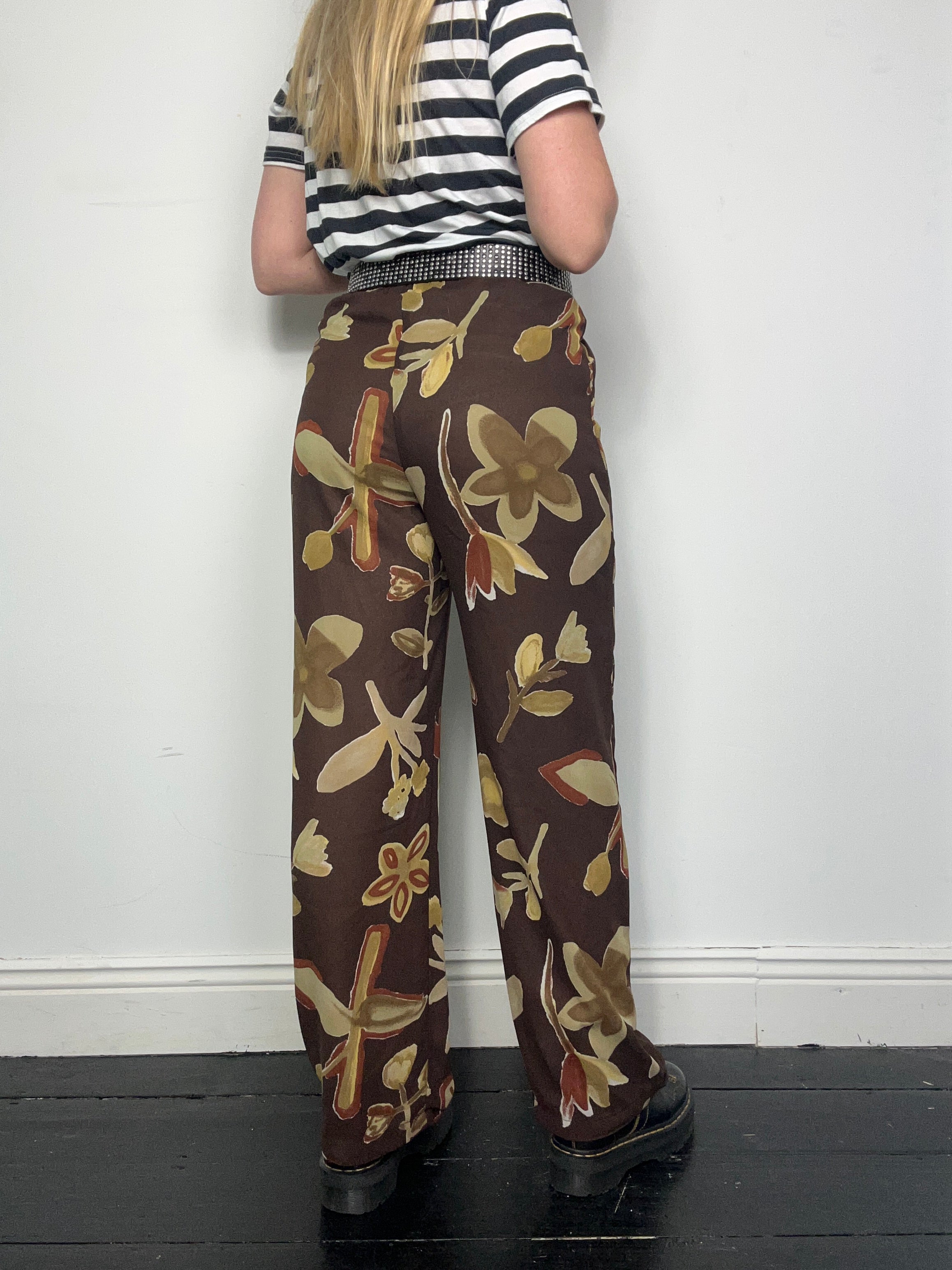 Brown 90's High Waisted Pants Size 10