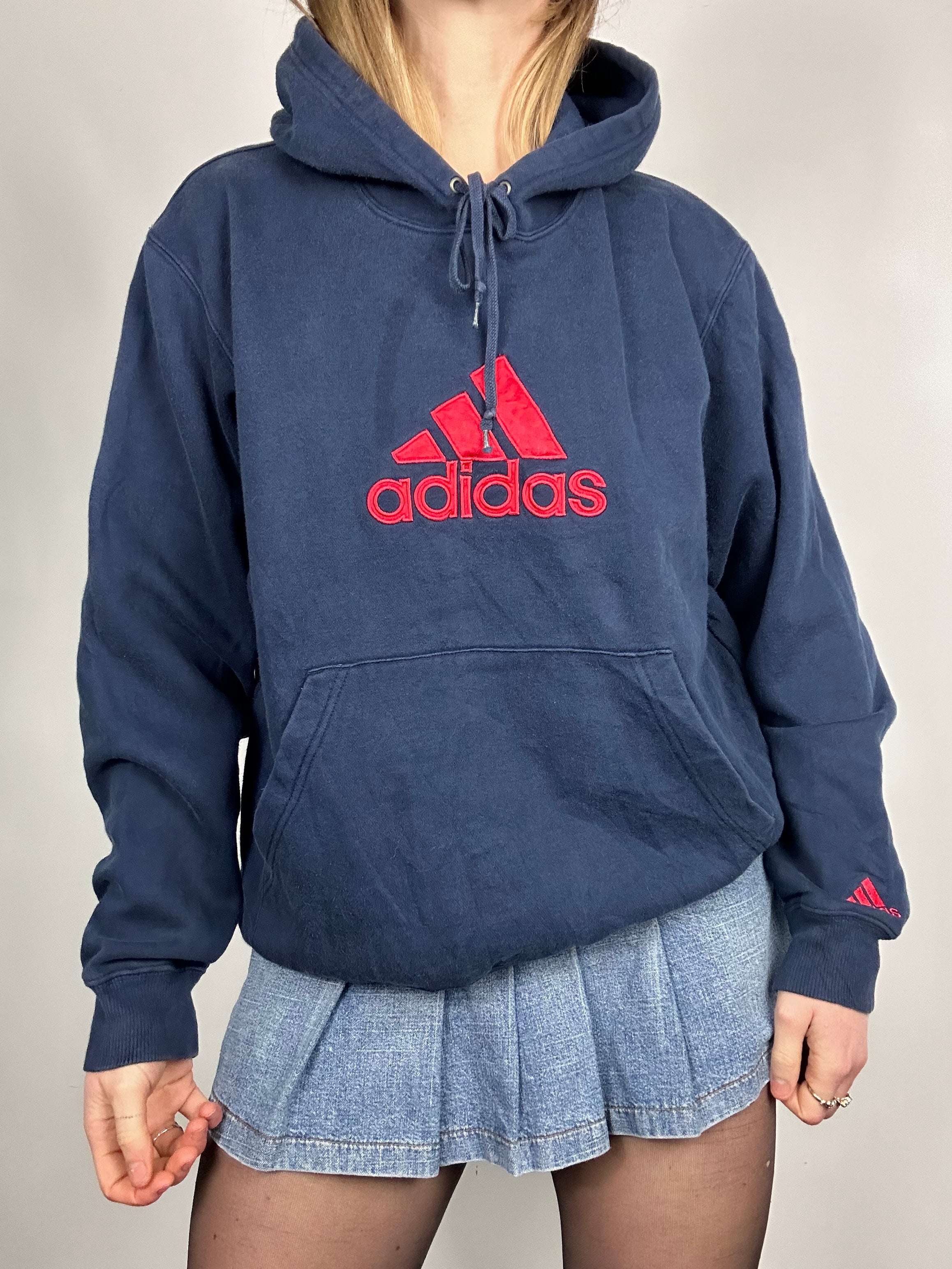ADodas Navy Sweater Size l