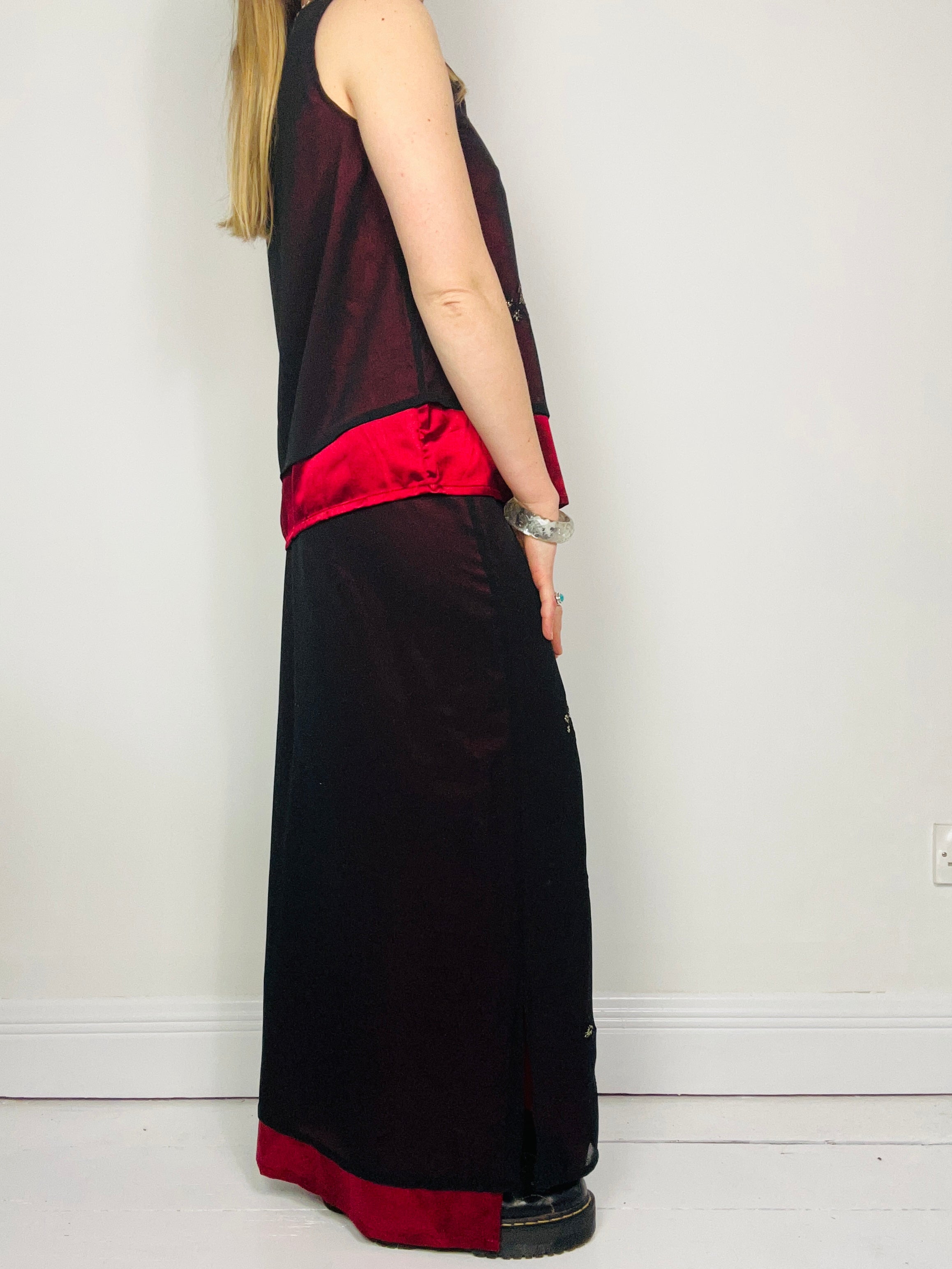 Chiffon 90's Two Piece Set Size 12