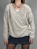 Nike Teddy Fleece Wrap Top Size 12