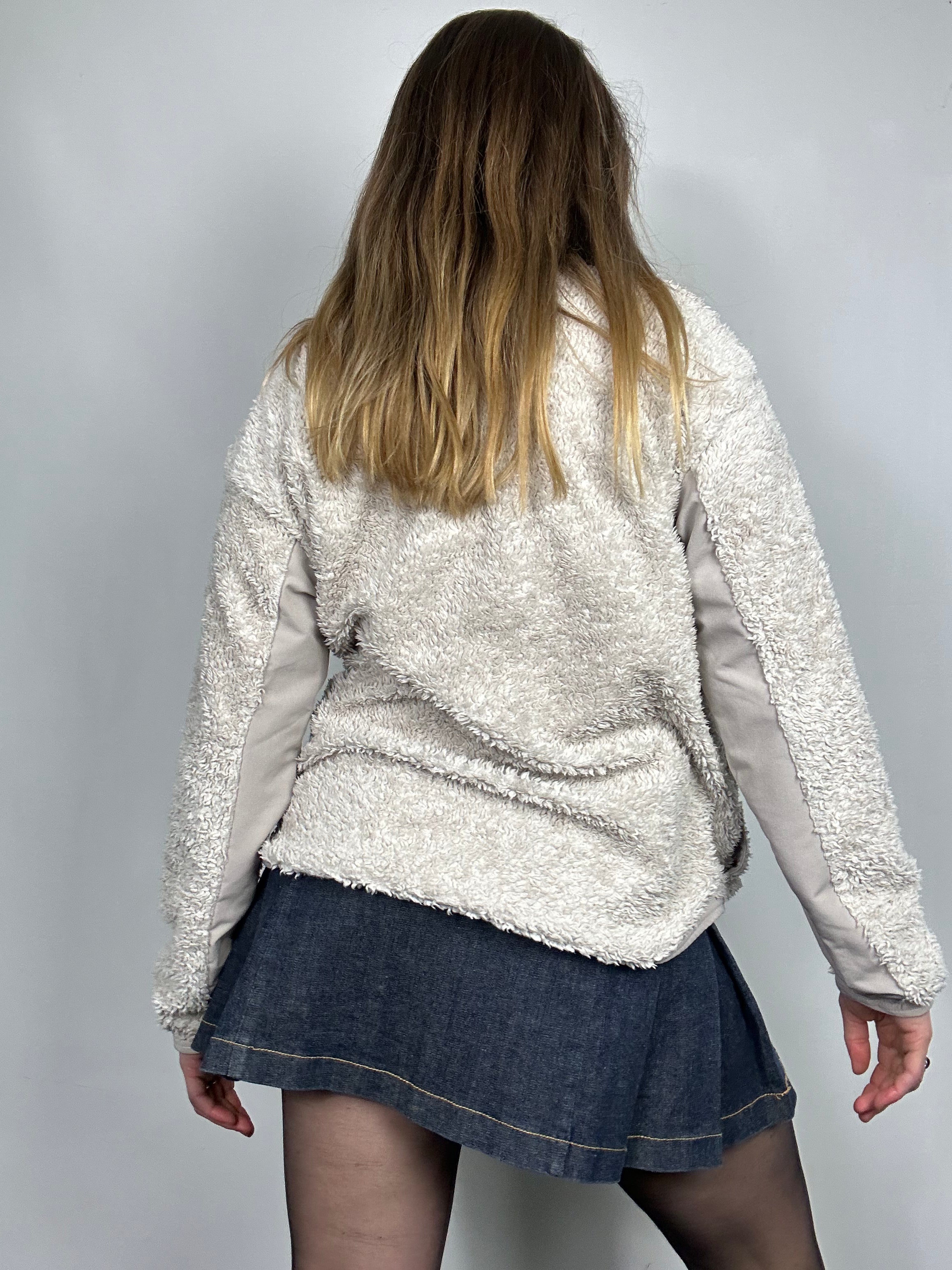 Nike Teddy Fleece Wrap Top Size 12