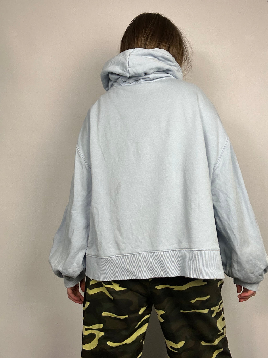 Baby Blue Tommy Hilfiger Hoodie Size L