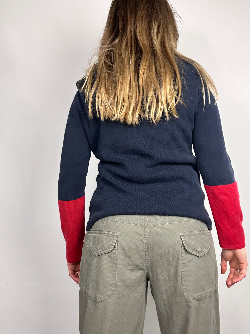 Tommy Hilfiger Navy Knit Sweater Size S