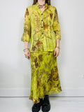 Lime green Two Piece Set Size 12