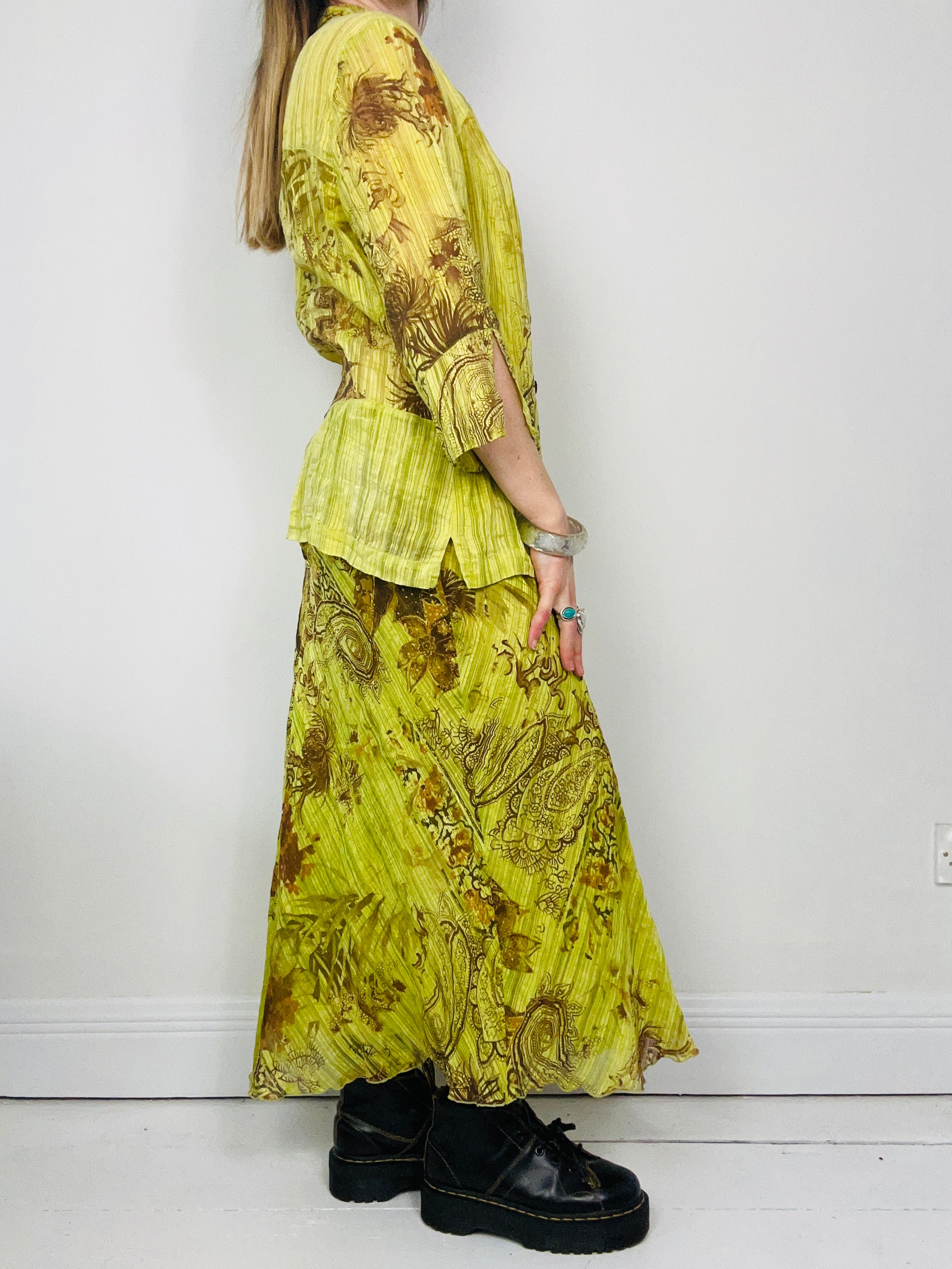 Lime green Two Piece Set Size 12