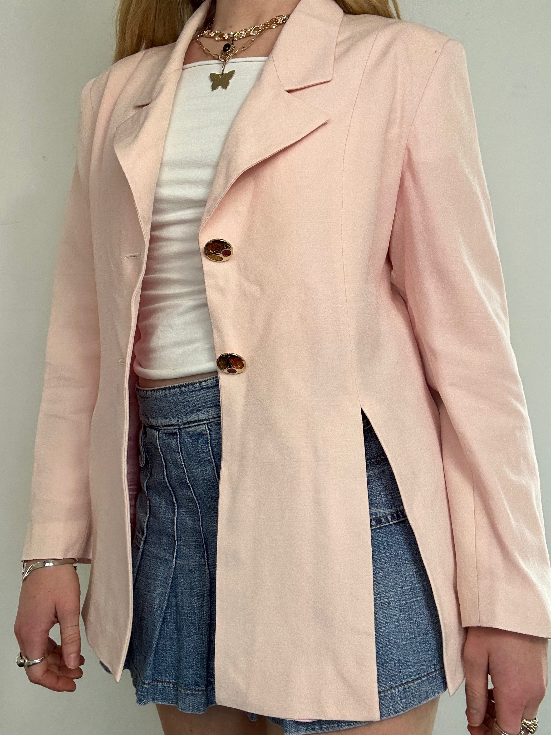 Pale Pink Blazer Size 10
