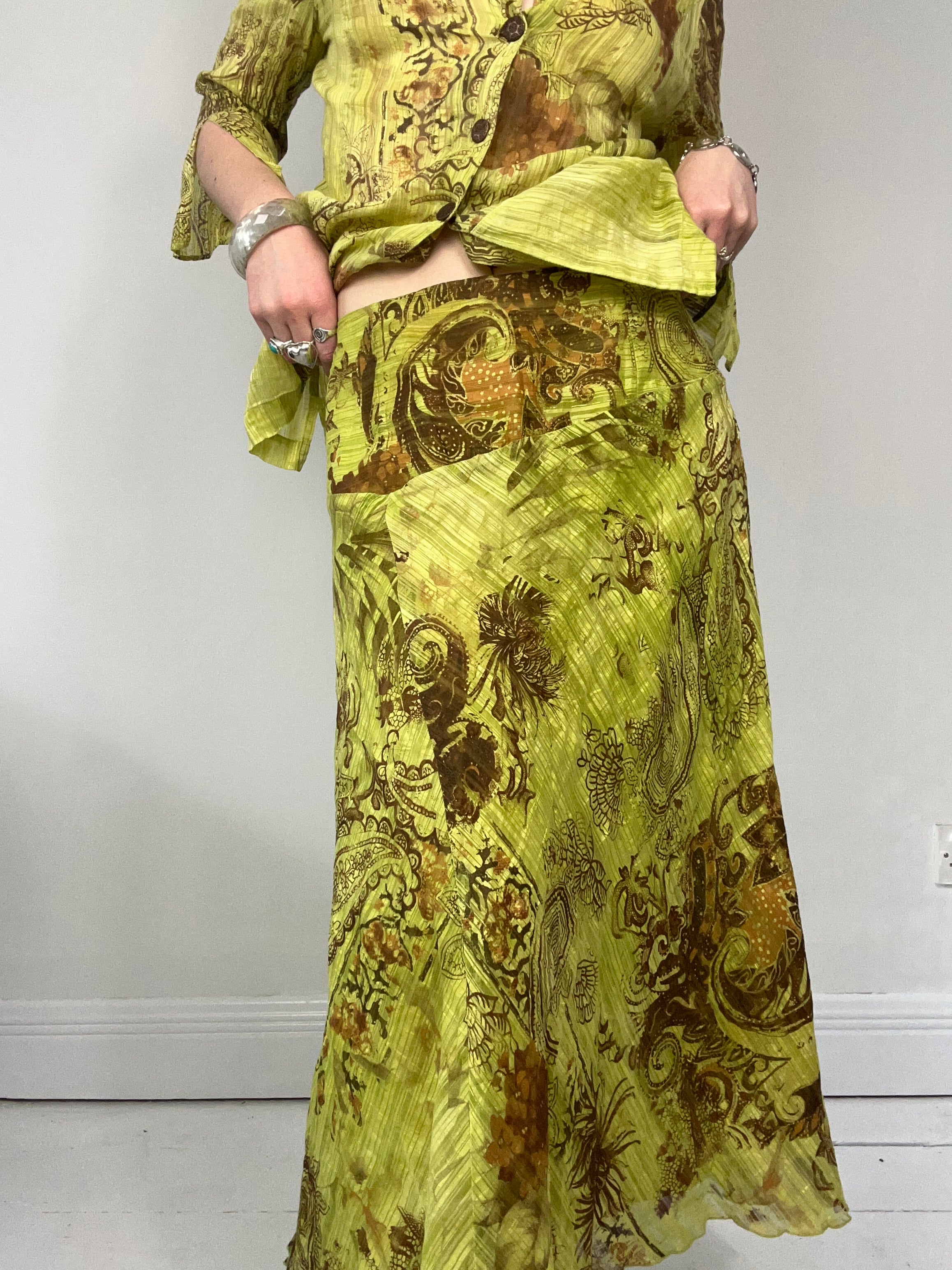 Lime green Two Piece Set Size 12
