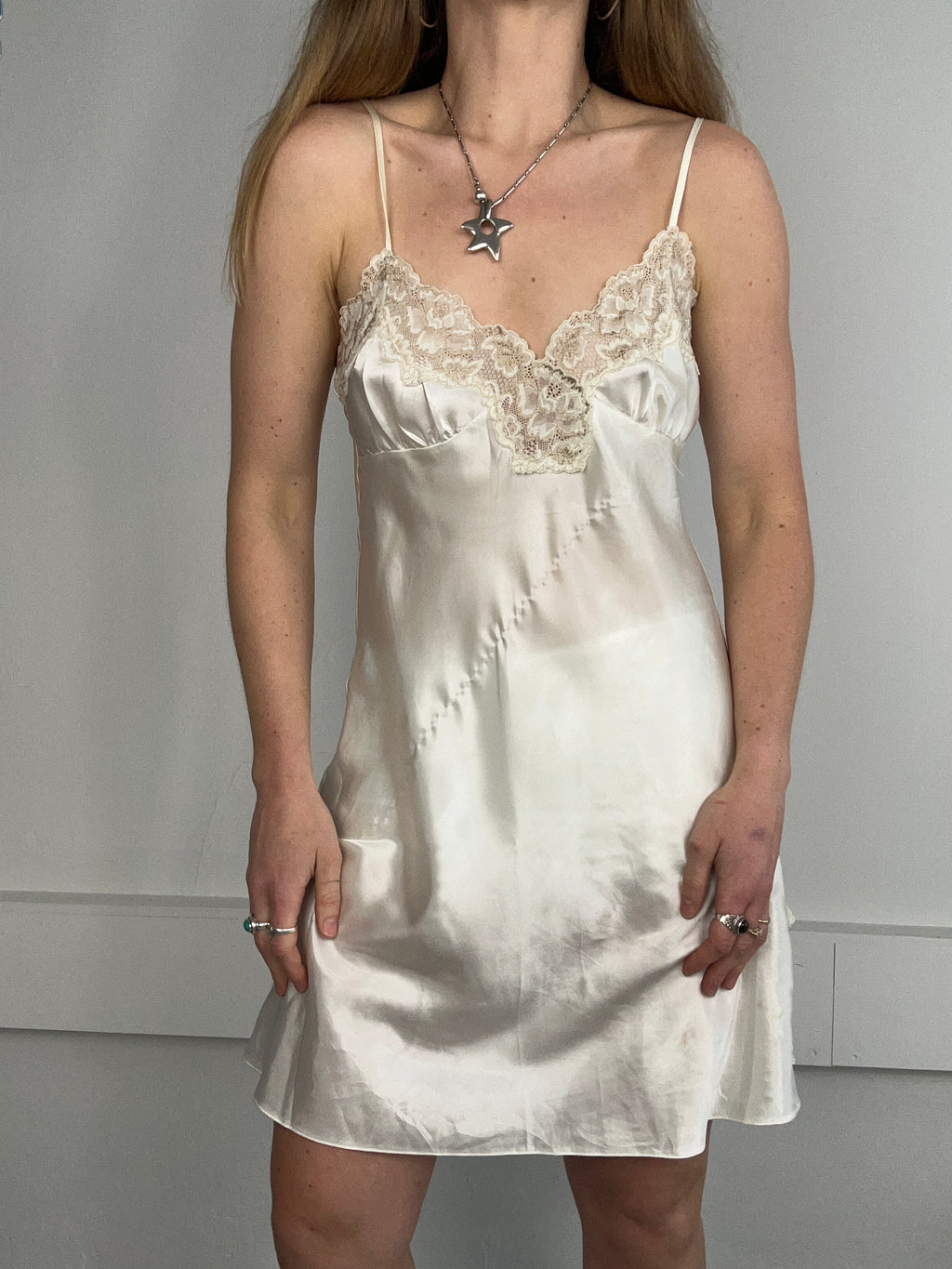 Cream Slip Dress Size 12