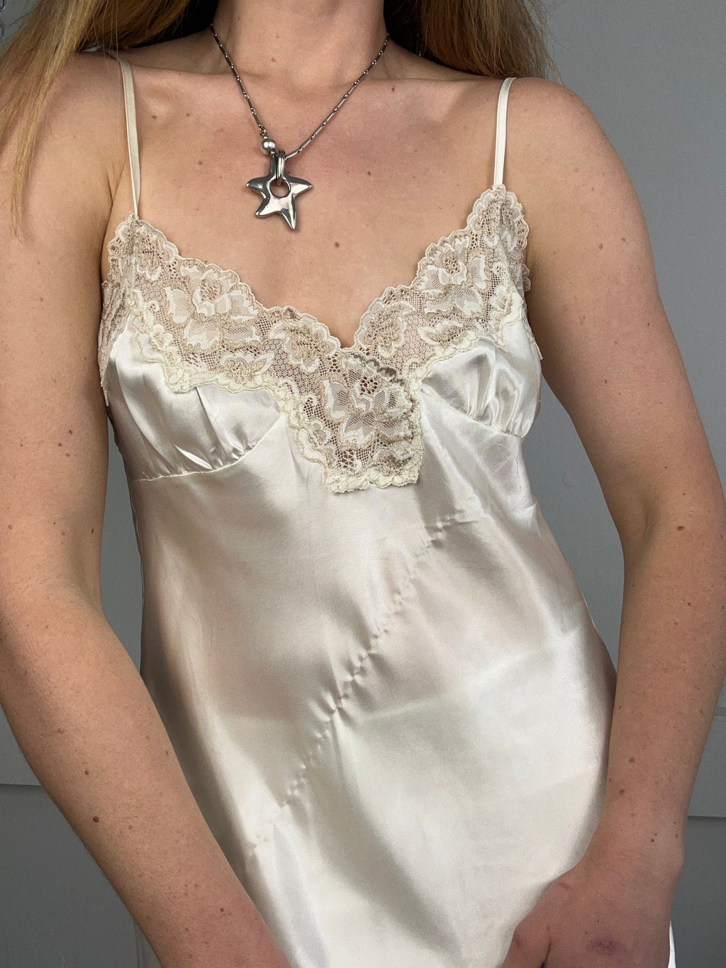 Cream Slip Dress Size 12