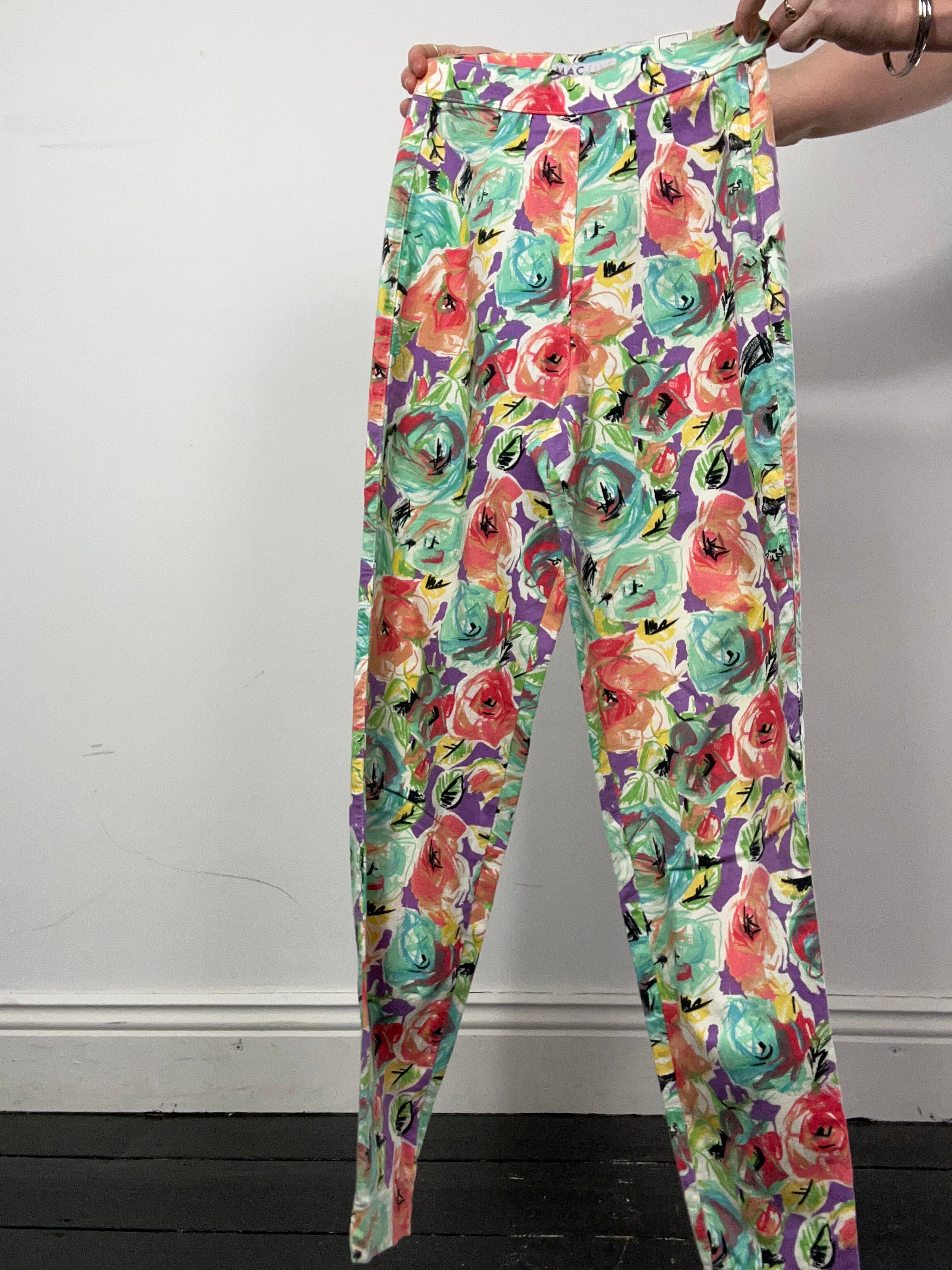 Floral Pants Size 6