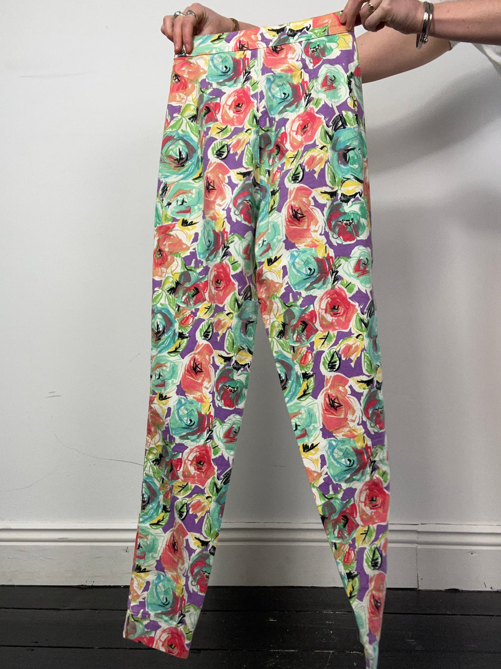 Floral Pants Size 6