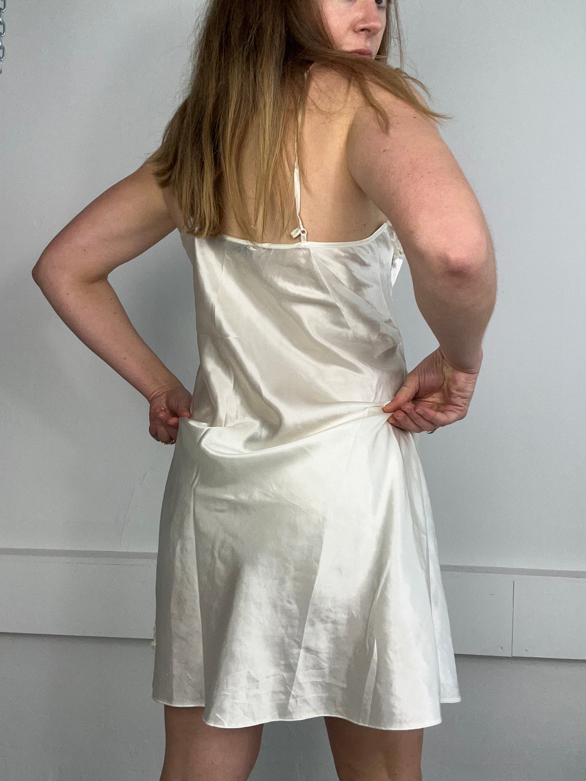 Cream Slip Dress Size 12